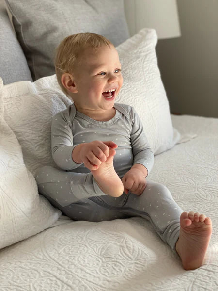 Gunamuna 2-in-1 Convertible Baby Footie Pajamas - Soft Cotton Sleepwear for Newborn to 24 Months | Cozy & Safe for Nighttime & Daytime Wear