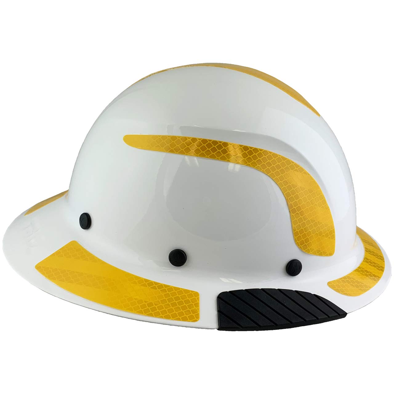 Premium Carbon Fiber Full Brim Safety Helmet - ANSI Certified Hard Hat with Reflective Decals & Free Tote Bag - Ideal for Construction, Industrial Work & Outdoor Safety Gear