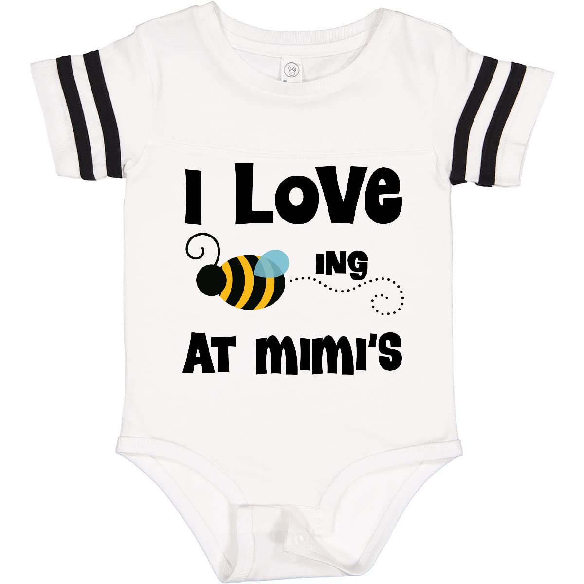 Inktastic Mimi's House Bee Baby Bodysuit - Cute Bee Print Onesie for Infants & Toddlers - Perfect for Playdates, Photo Shoots & Everyday Wear