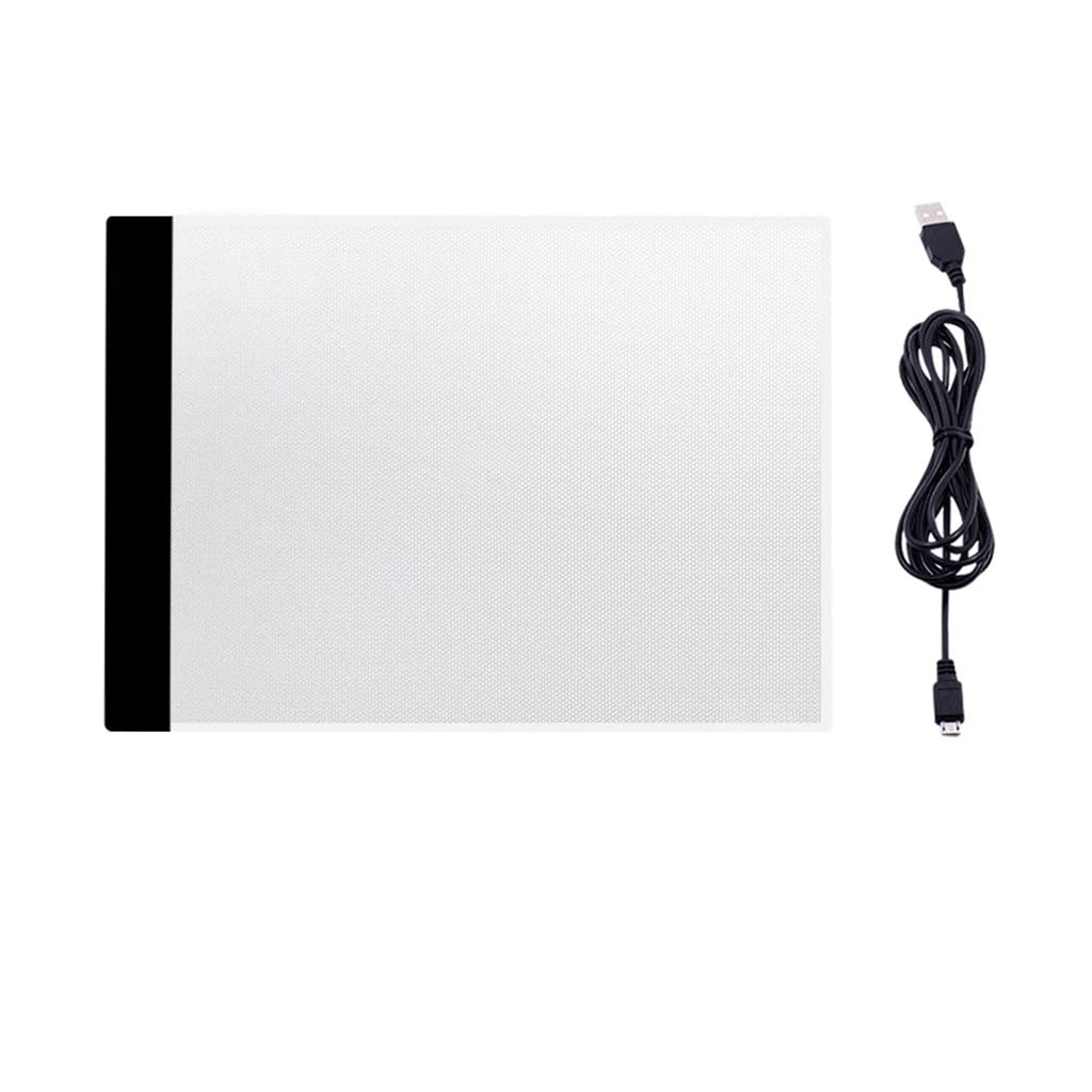 WSSBK Digital A4 LED Drawing Tablet - USB Light Box for Tracing, Sketching & Animation - Adjustable Brightness Graphics Tablet for Artists, Designers & Students - Perfect for Home Studio & Classroom Use