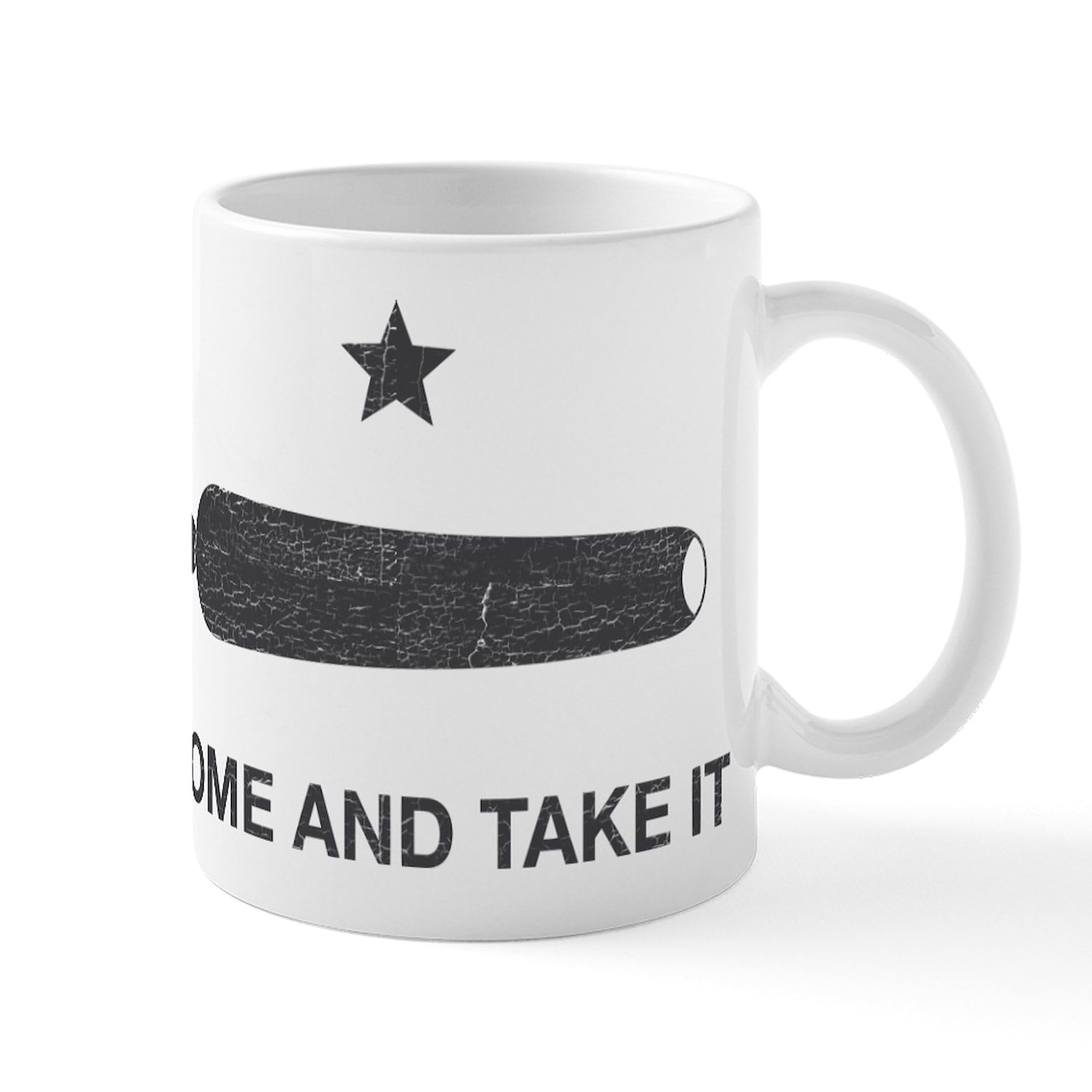 Come And Take It 11 oz (325 ml) Ceramic Coffee Mug - Durable & Stylish for Home, Office, or Gifts - Perfect for Coffee, Tea, or Hot Chocolate