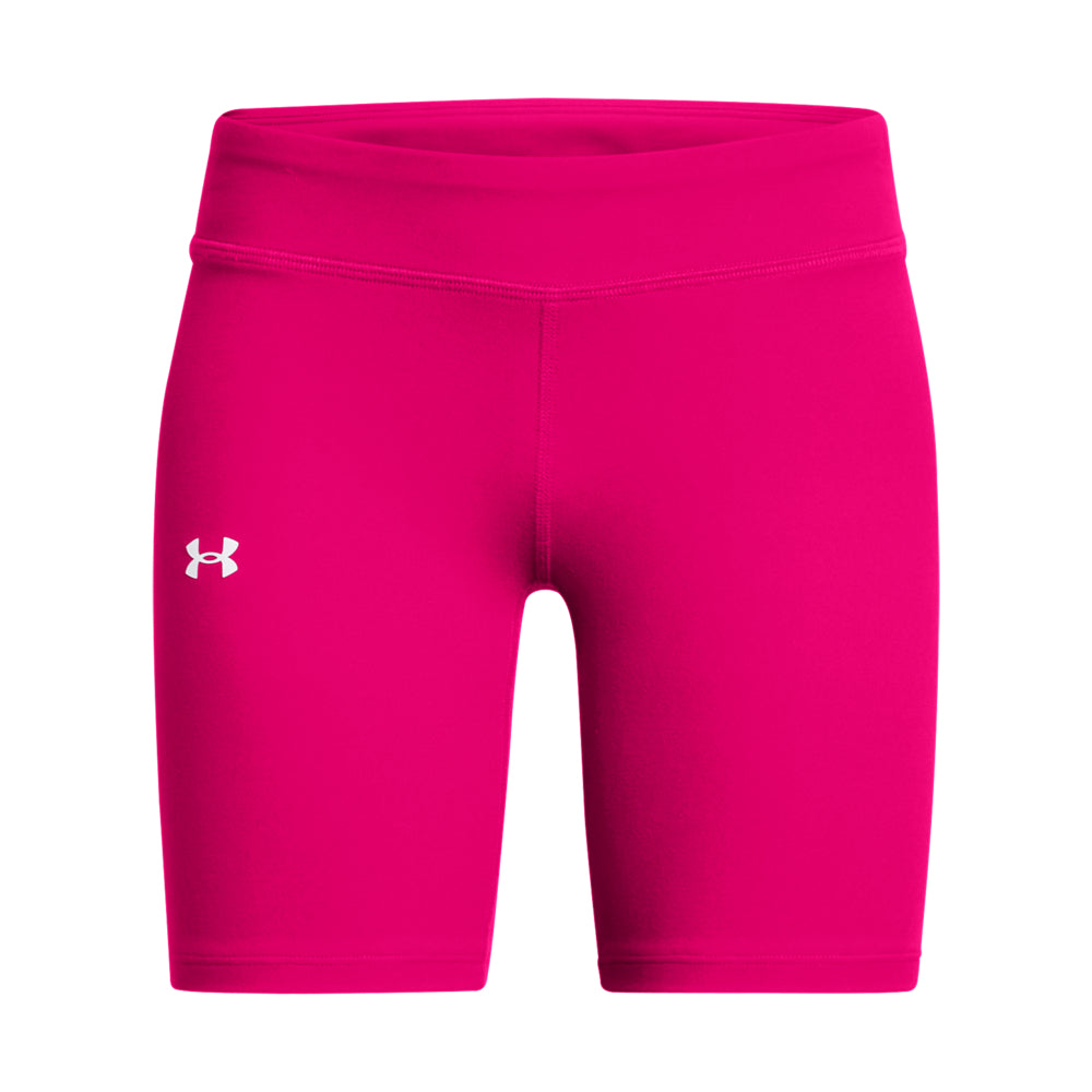 Under Armour Girls' Youth Motion Bike Shorts - Breathable Compression Shorts for Running, Cycling & Workouts - Perfect for Sports & Active Play