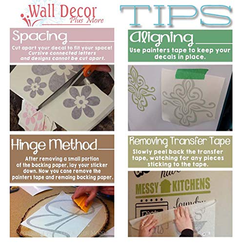 Welcome Home Family Vinyl Wall Decals - 23x11 Inch Black Door Entryway Stickers for Living Room, Bedroom & Nursery Decor
