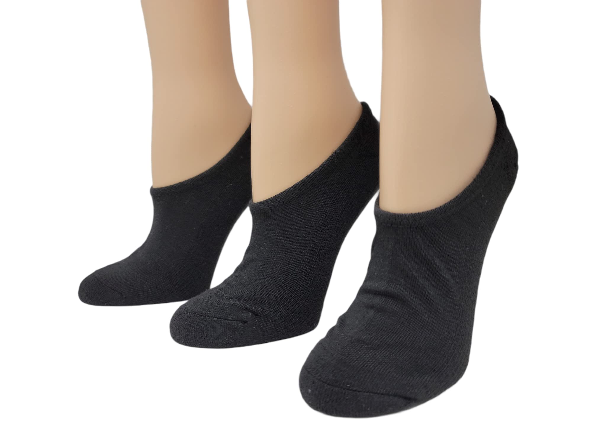Converse Women's No Show Socks 3-Pack - Half Cushion Ultra Low Cut Socks for Sneakers (Size 6-10) - Black/Multi Neon | Perfect for Casual Wear, Gym & Everyday Comfort