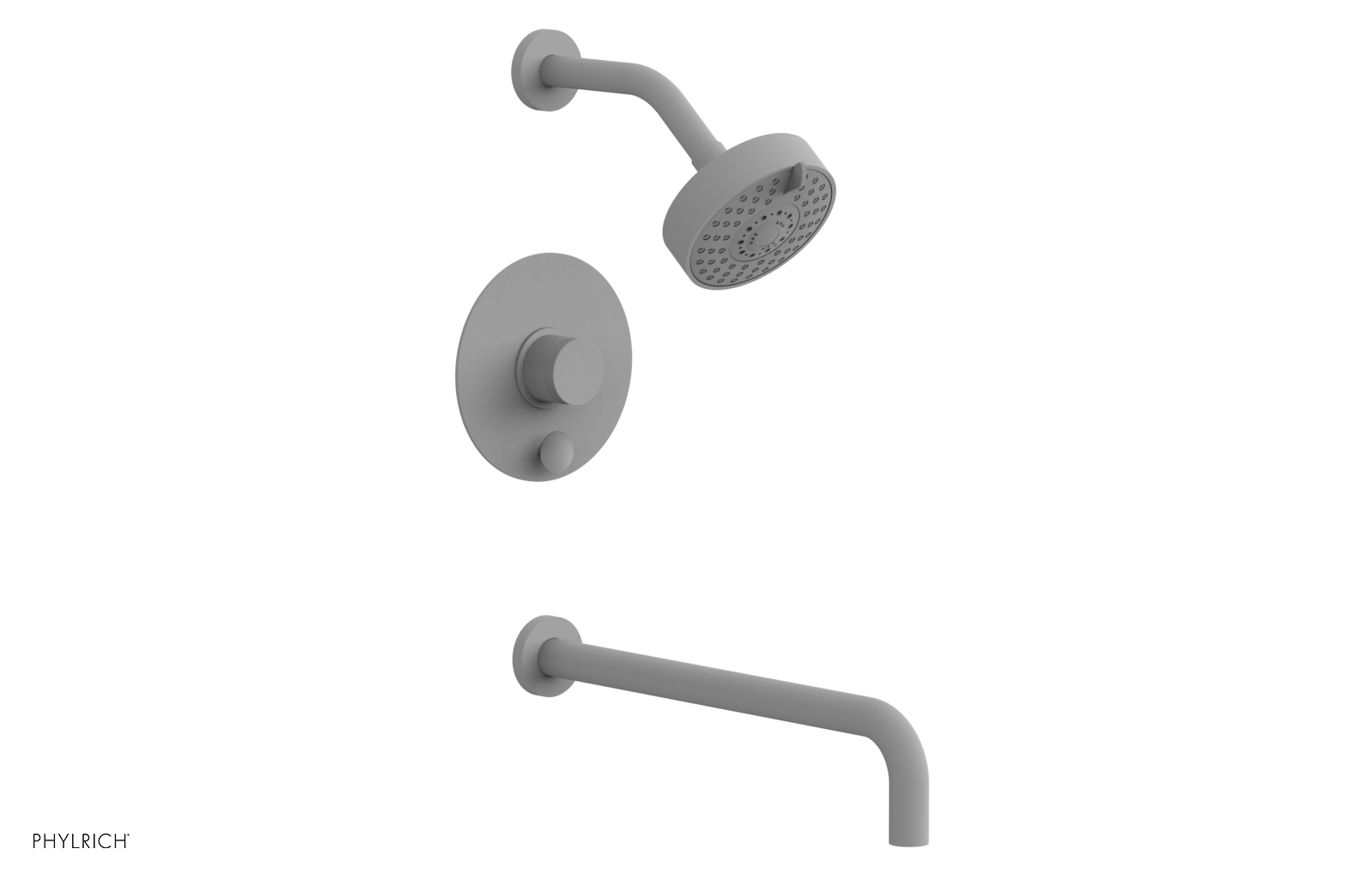 BASIC II 14 Pressure Balance Tub and Shower Faucet Set - 230 26 14 - Perfect for Bathroom Renovation and Modern Home Upgrades