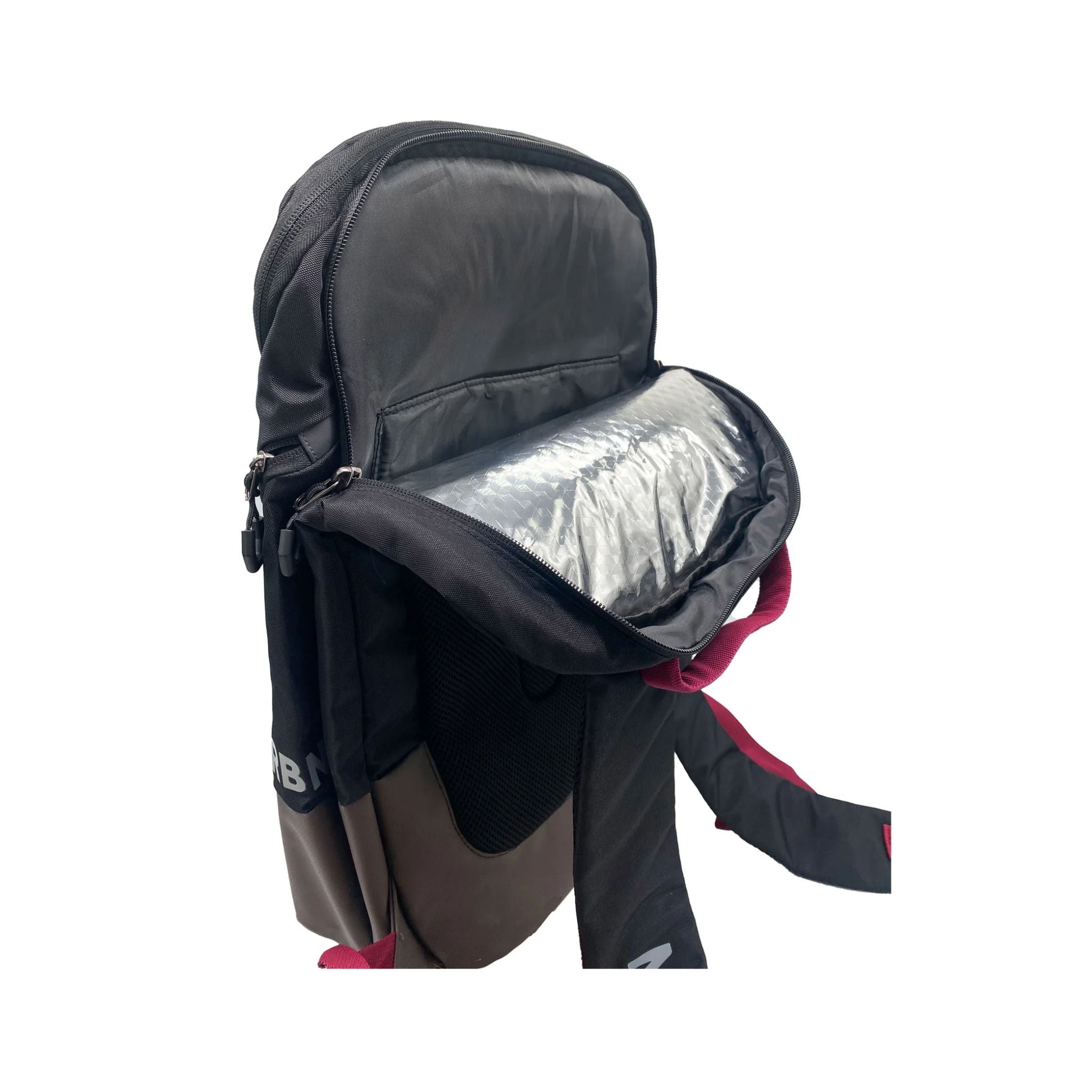 CRBN Pro Team Backpack - Durable Waterproof Laptop Backpack for Men & Women [Black & Grey] - Perfect for Work, Travel, Gym & Outdoor Adventures
