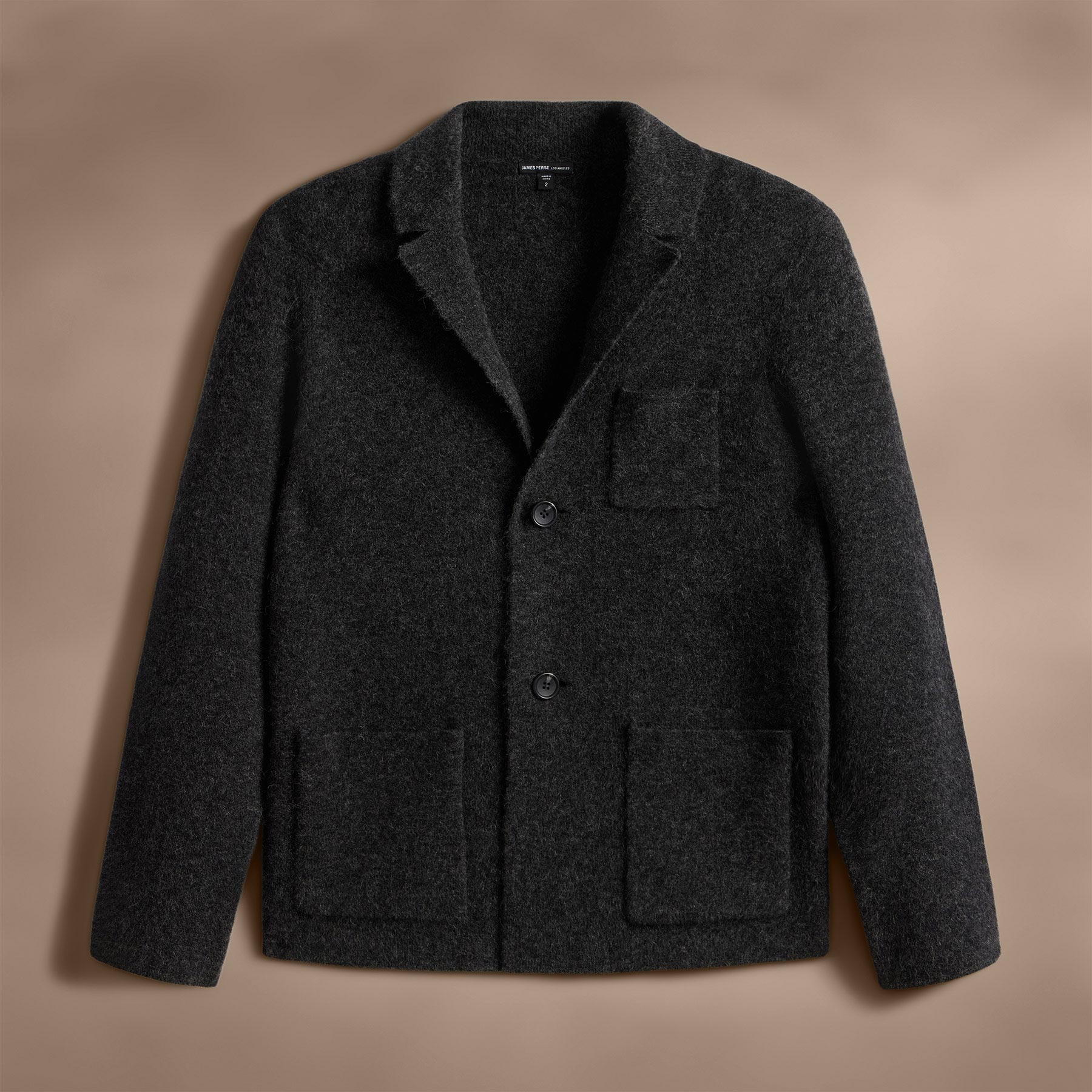 Women's Stylish Sweater Knit Blazer Jacket - Anthracite Grey - Office Wear, Casual Outfits & Fall Fashion Layering
