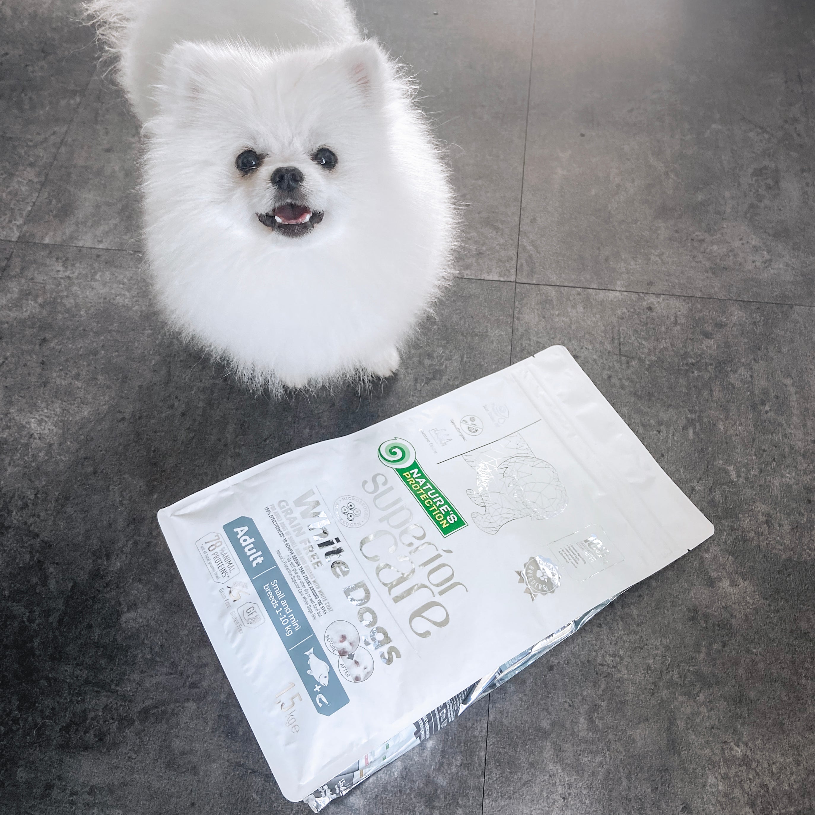 Premium Small & Mini Breed Dog Food with White Fish Protein - Supports Light Coat Health - Ideal for Adult Dogs at Home or Travel