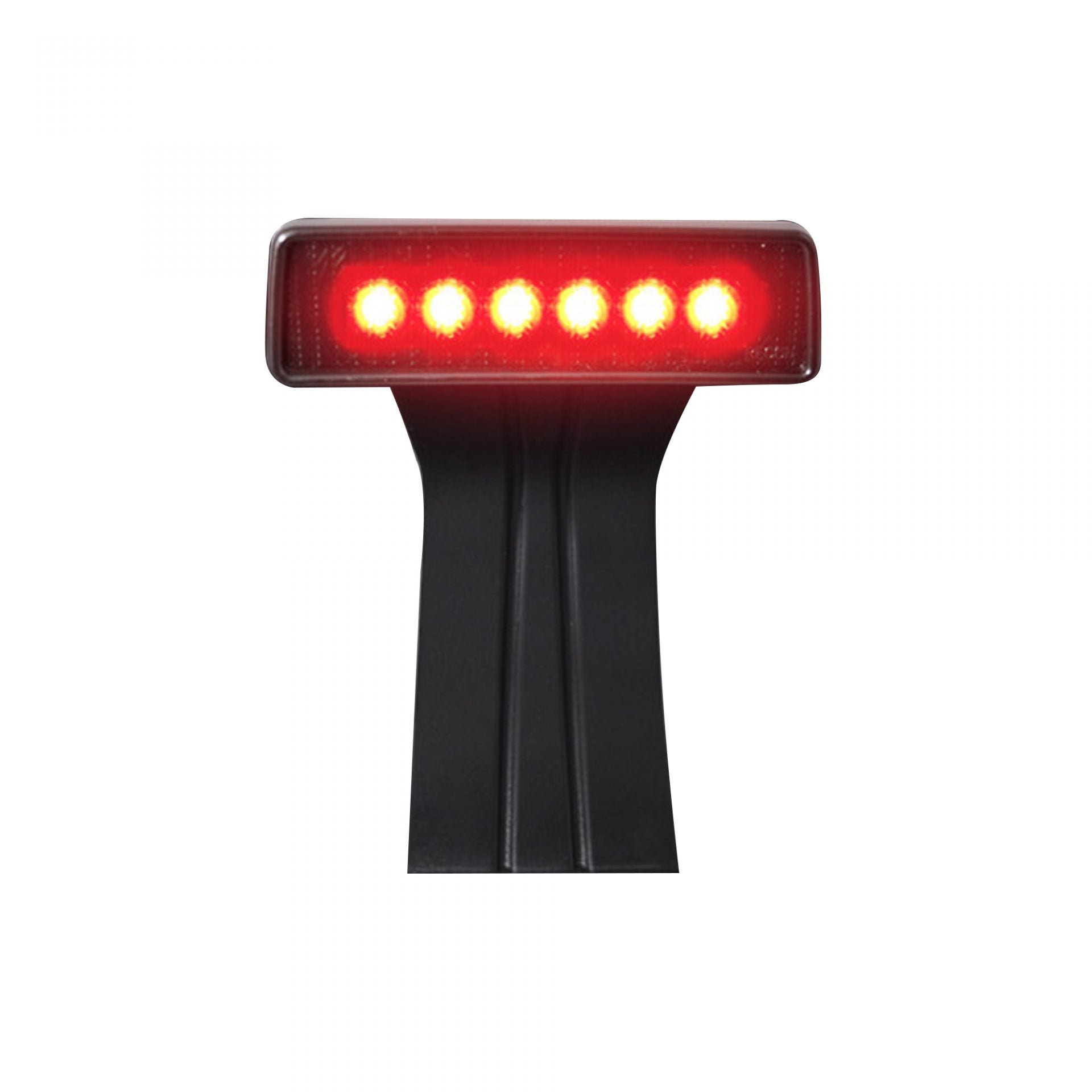 Jeep JK Wrangler 2007-2018 LED 3rd Brake Light with Red LED & Smoked Lens - High Visibility Safety Light for Off-Roading & Night Driving