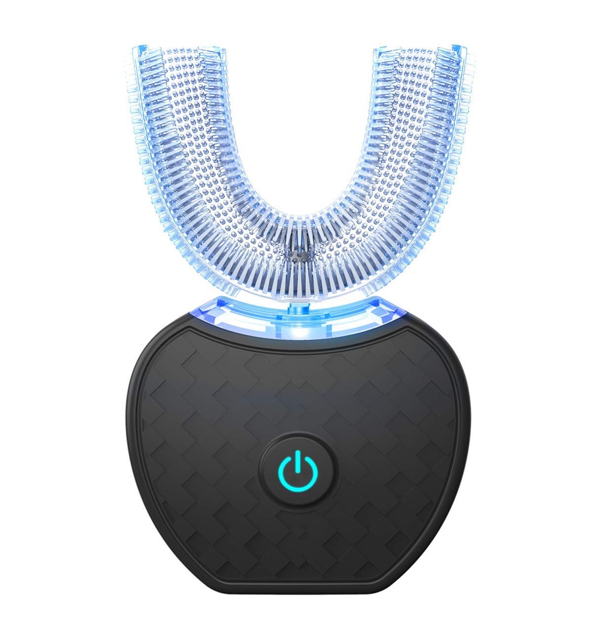 360° Ultrasonic Electric Toothbrush with Auto Timer & Teeth Whitening - Rechargeable Battery Powered Toothbrush for Daily Oral Care & Travel Use