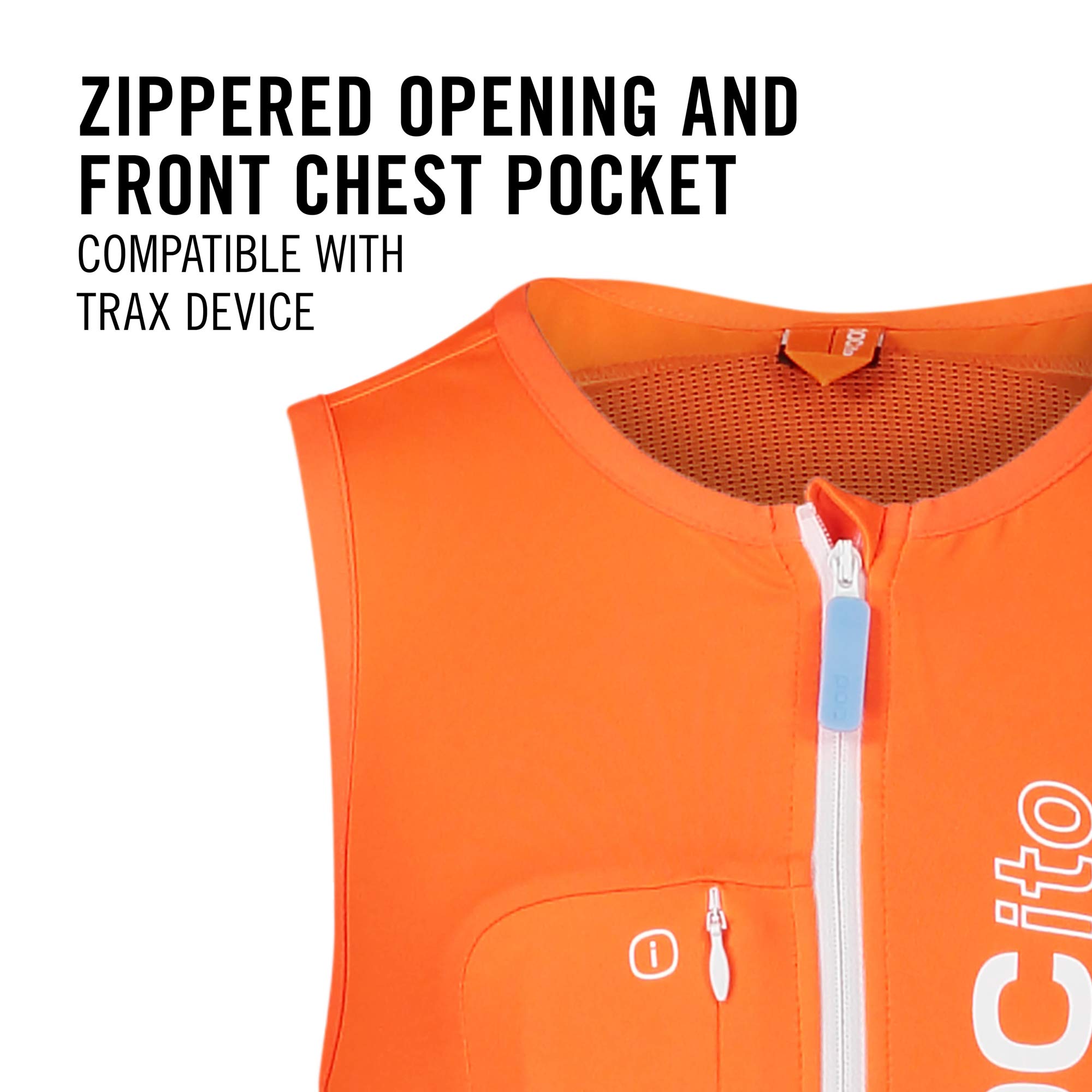 POC POCito VPD Air Vest - Lightweight & Breathable Kids Back Protector for Biking, Skateboarding & Outdoor Sports - CE Certified Safety Gear for Optimal Impact Protection
