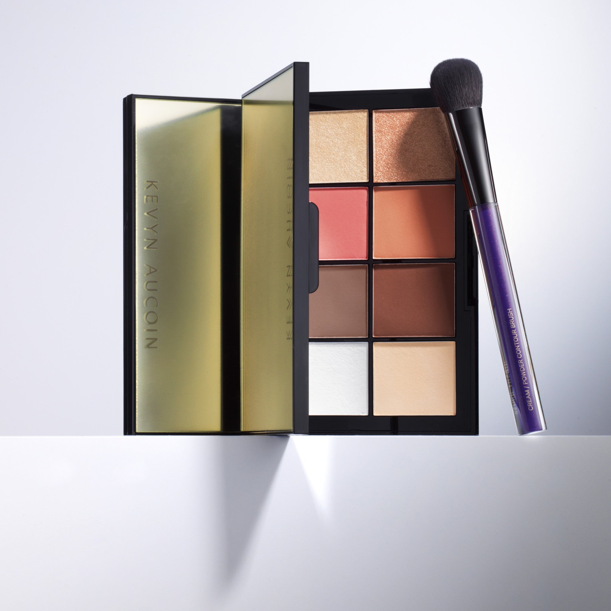 Professional Cream & Powder Contour Brush Set - Dual-Ended Makeup Blending Brush for Face Sculpting & Highlighting - Perfect for Contouring, Bronzing & Blush Application (Ideal for Everyday Makeup & Special Occasions)