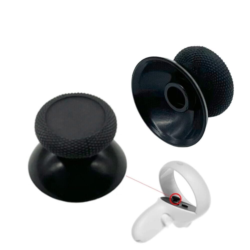 Meta Oculus Quest 2 & Quest 3 VR Controller Joystick Cap Replacement - Durable Thumbstick Cover for VR Gaming Accessories - Perfect for Enhanced Grip & Controller Protection