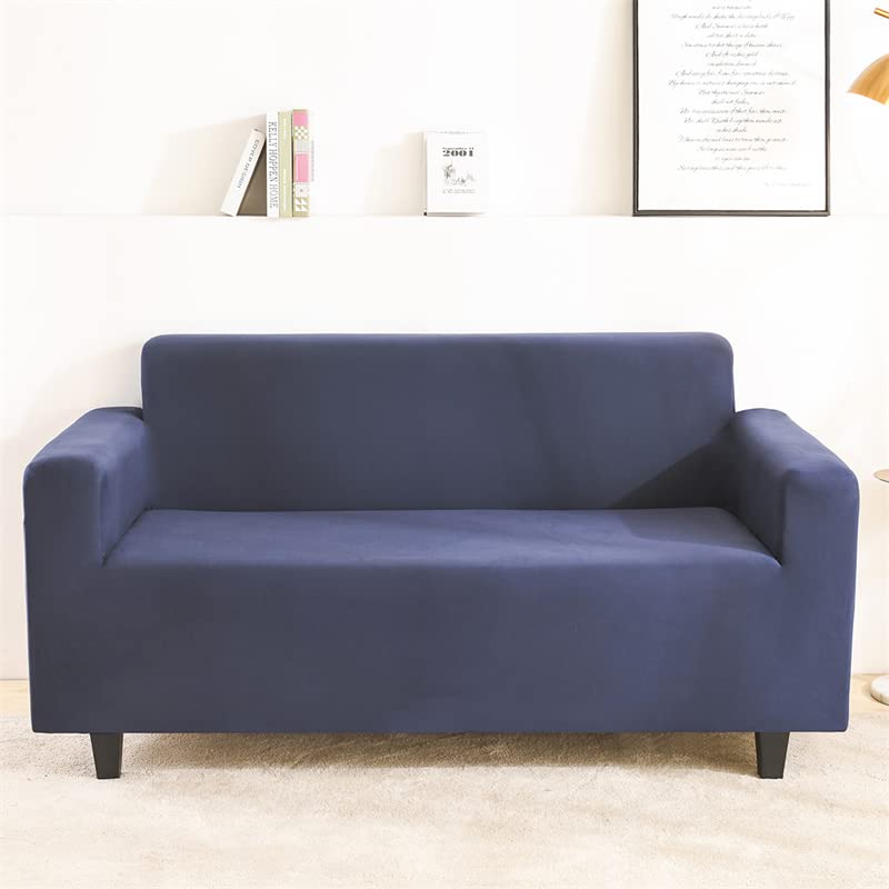 WNAVX Stretch Sofa Covers for 1/4/3/4 Seater Couches - Plaid Elastic Slipcovers, Furniture Protectors for Pets, Kids & Spills - Perfect for Living Room, Family Room & Office Use