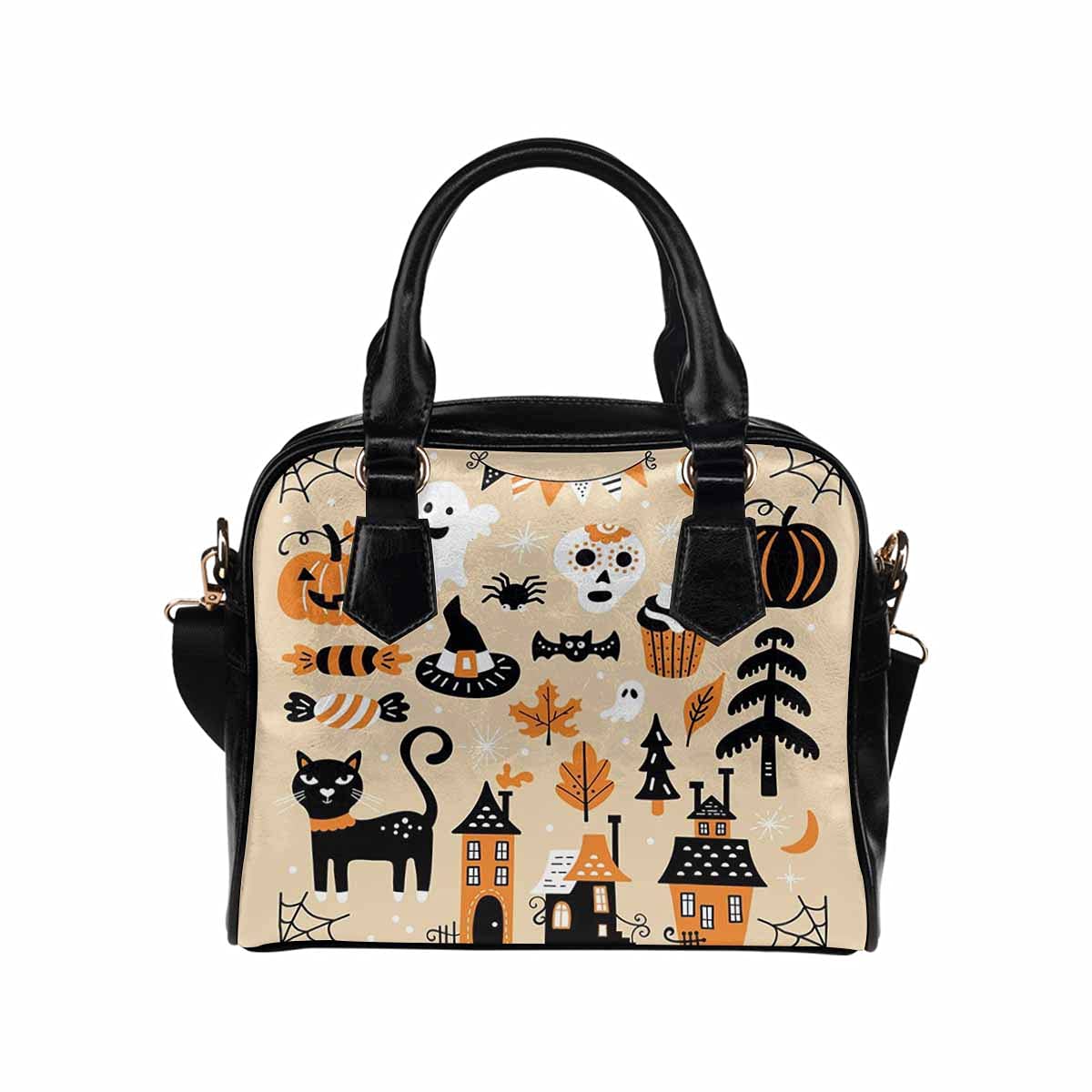 Stylish Galaxy Pumpkin PU Leather Crossbody Bag for Women - Trendy Shoulder Purse Handbag, Perfect for Daily Use, Shopping, Travel & Casual Outings