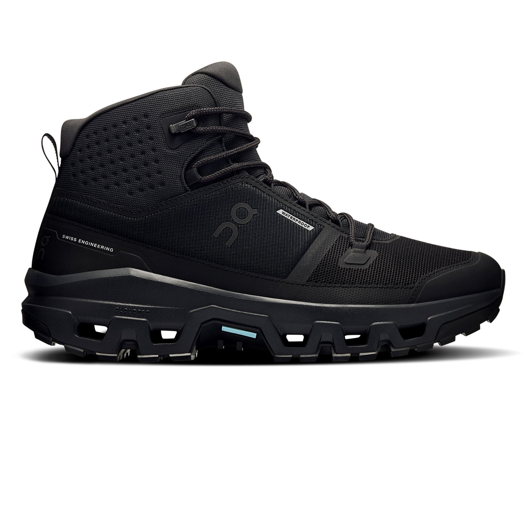 Men's On Running Cloudrock Mid WP Waterproof Hiking Shoes - Lightweight Trail Running Shoes for Outdoor Adventures & Winter Walking