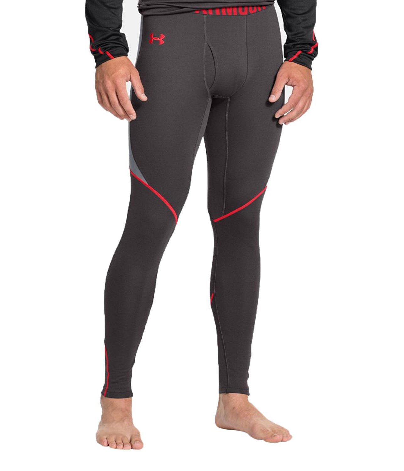Under Armour Men's UA Charged Wool Leggings - Thermal Base Layer for Running, Hiking & Cold Weather Workouts - Moisture Wicking & Odor Control