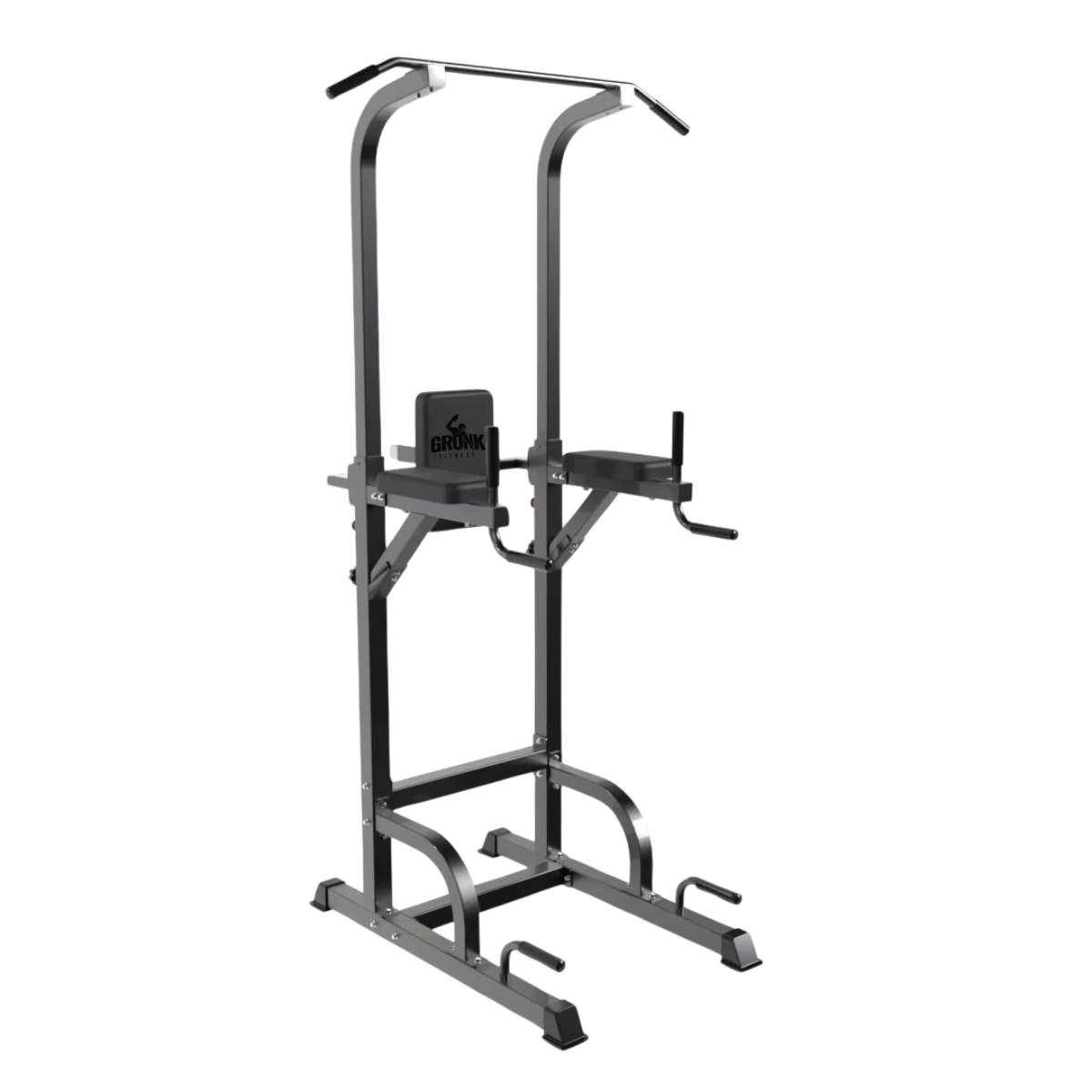 Gronk Fitness Adjustable Vertical Knee Raise and Chin Up Bar - Home Gym Equipment for Core & Upper Body Workout - Perfect for Pull Ups, Leg Raises and Strength Training