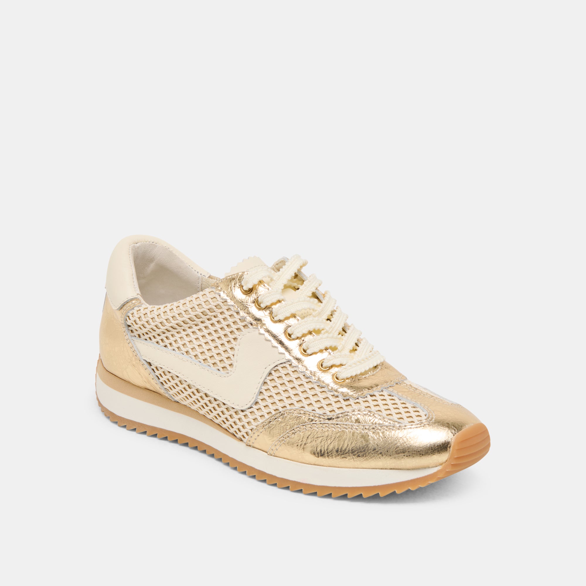 B.NTCD Gold Woven Mesh Sneakers - Breathable Lightweight Running Shoes for Men & Women | Perfect for Gym Workouts, Jogging & Casual Wear