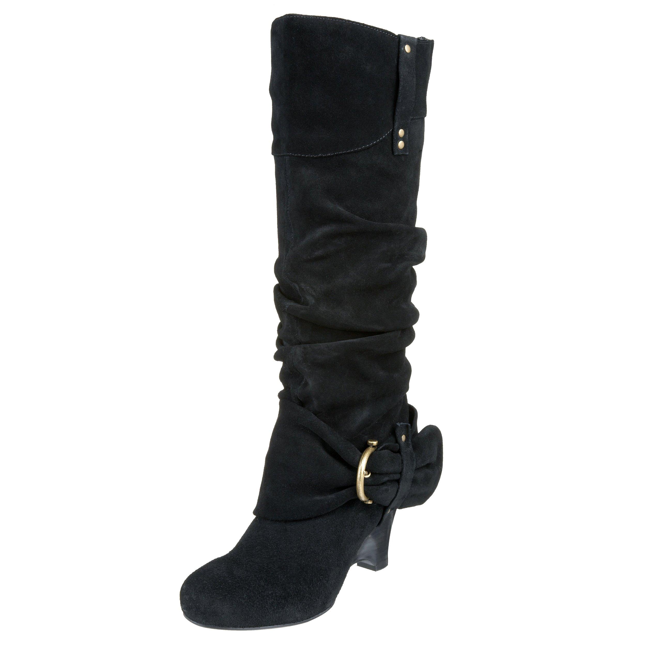 Naughty Monkey Women's Rounded Up Suede Boots - Stylish Ankle Booties for Fall & Winter | Casual Outfits, Date Nights & Office Wear