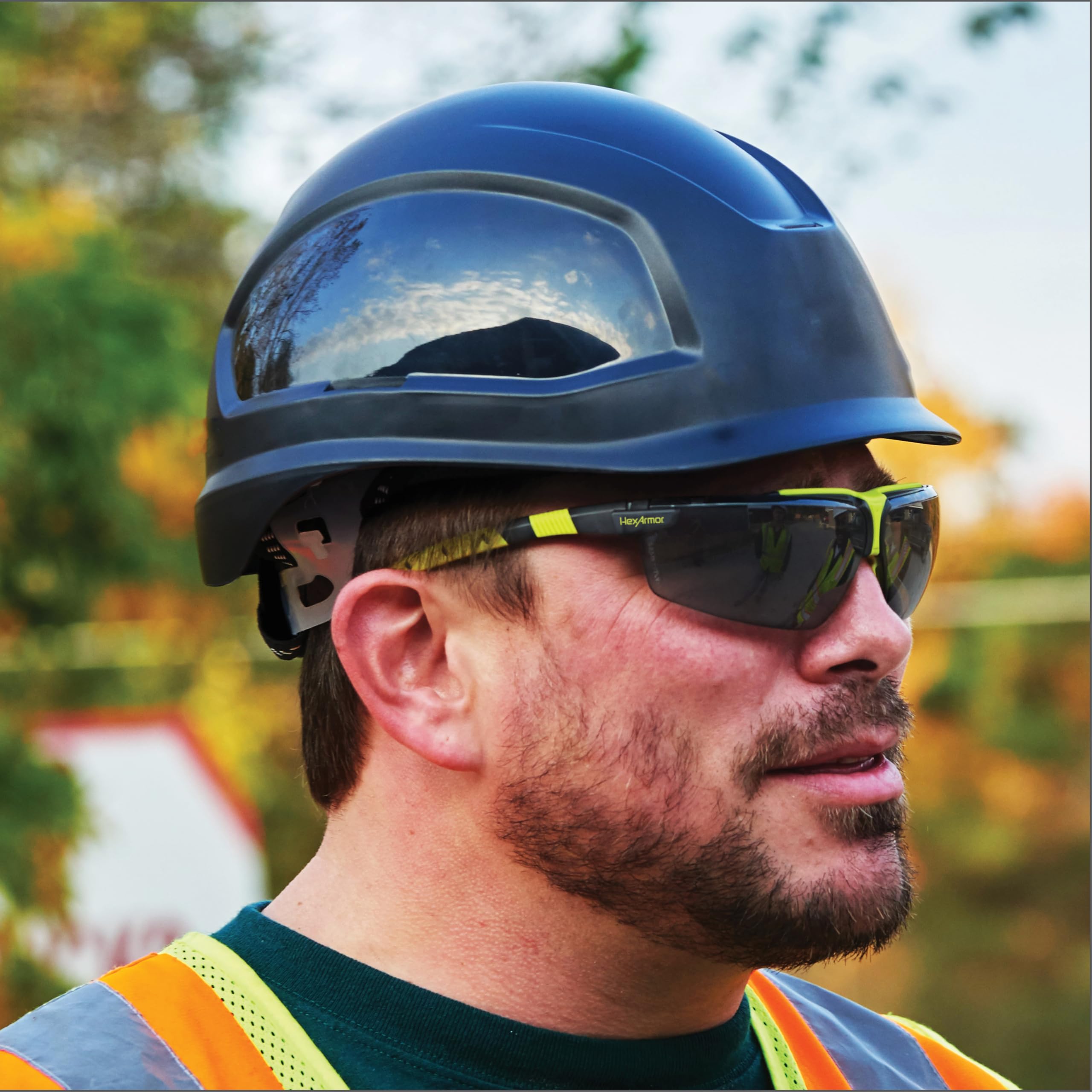HexArmor VS300 ANSI Z87+ Safety Glasses - Adjustable Side Arms, Anti-Fog & Scratch Resistant - Protective Eyewear for Men & Women - Ideal for Construction, Woodworking, and DIY Projects