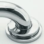 Newport Brass 16-36/26 - 16 Inch Modern Grab Bar for Bathroom Safety - ADA Compliant Shower Handle for Seniors & Disabled - Brushed Nickel Finish