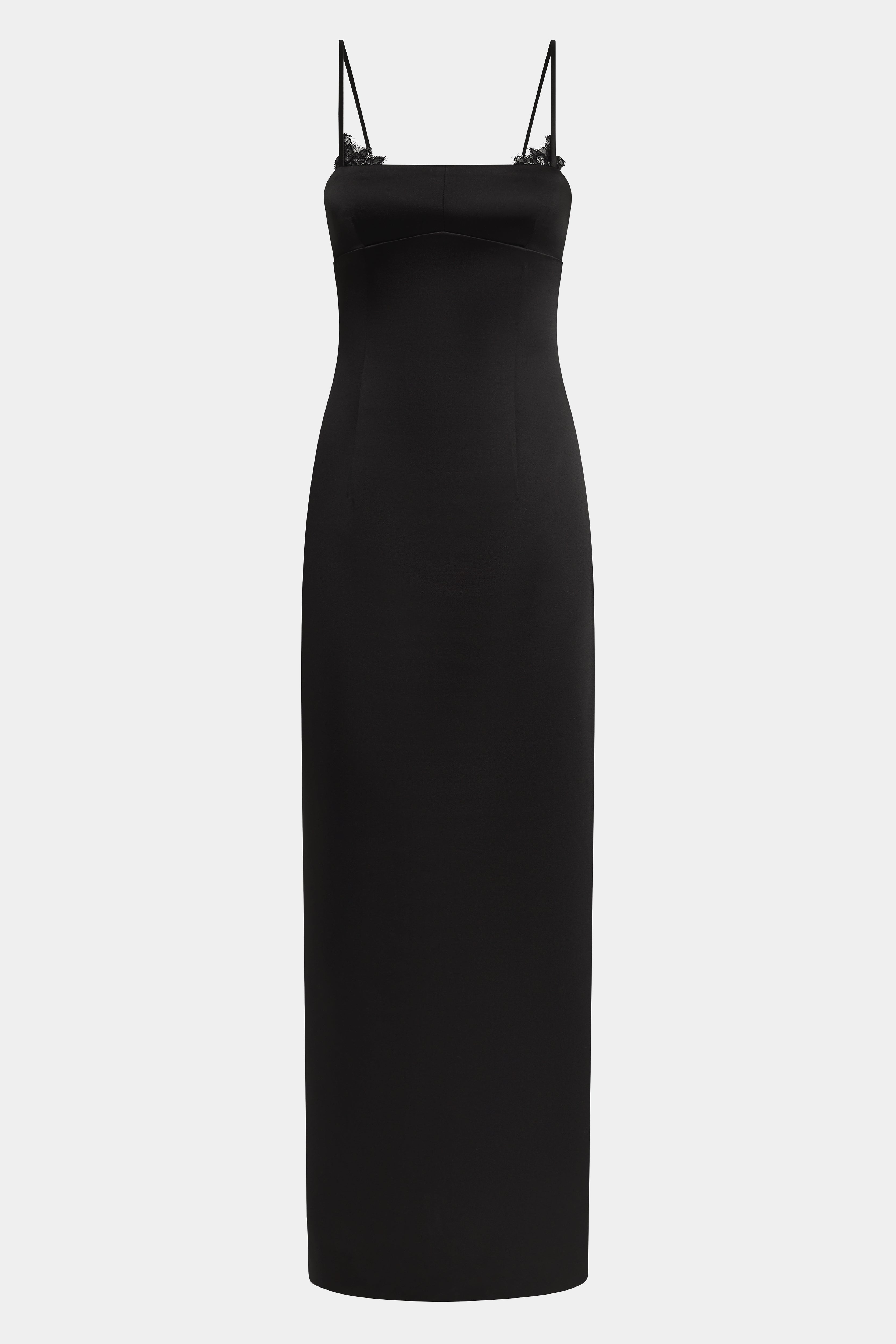 Elegant Poppy Column Gown - Flowy A-Line Formal Dress for Weddings, Prom & Evening Events | Plus Size Options Available
