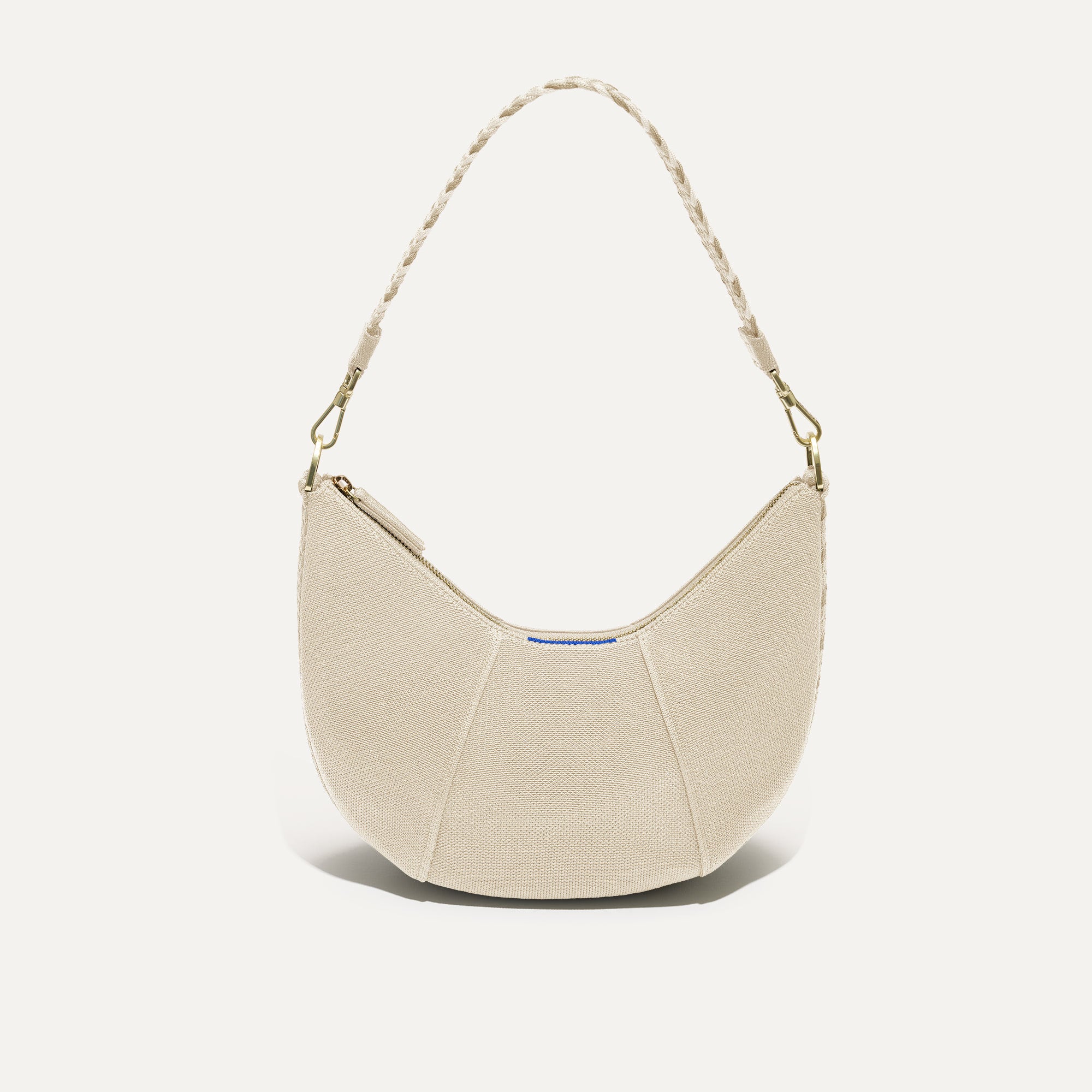 The Crescent Bag - Stylish Cream Twist Crossbody Purse for Women | Fashionable Shoulder Bag for Daily Use, Work, and Travel
