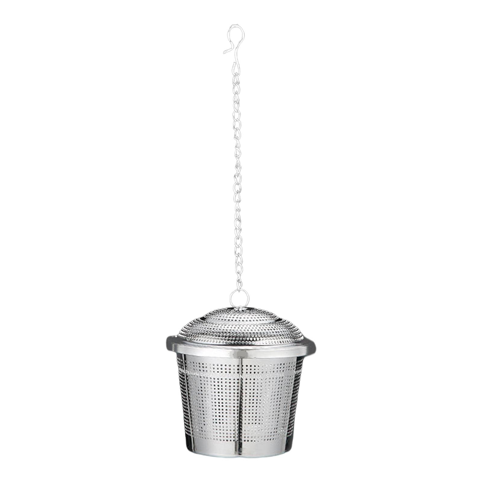 Premium Stainless Steel Fine Mesh Strainer for Spices, Tea, and Soup - Large Size - Ideal for Cooking, Brewing Tea, and Filtering Seasonings
