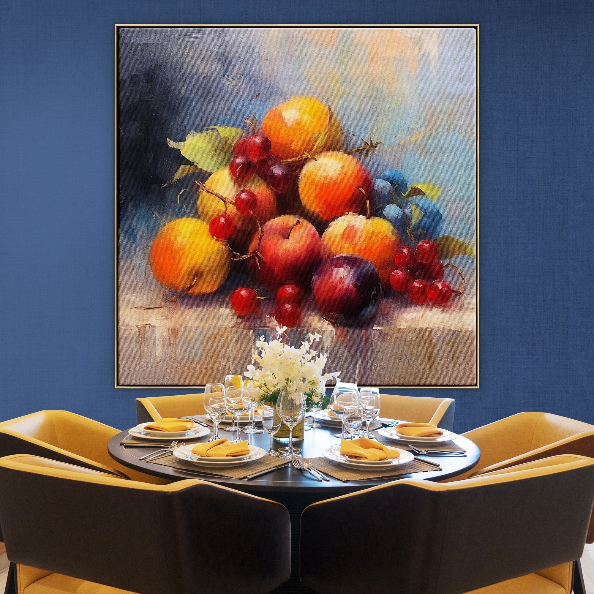Fresh Fruit Still Life Photography - High-Quality Print for Home Decor, Kitchen Wall Art, and Healthy Eating Inspiration