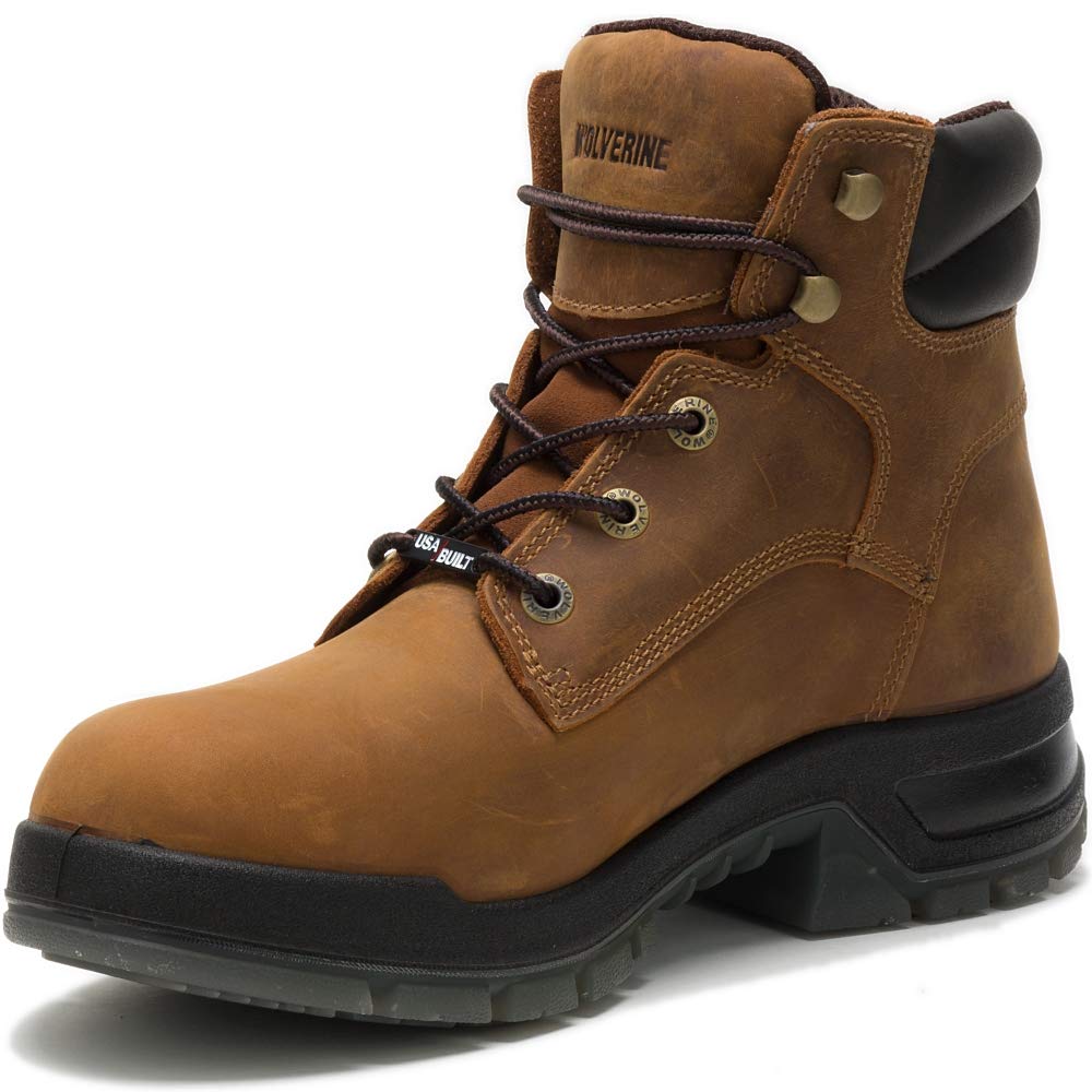 Wolverine Men's Ramparts Waterproof Work Boots - Steel Toe, Slip Resistant, Comfortable for Construction & Outdoor Work | Perfect for Job Sites, Hiking & Heavy Duty Use