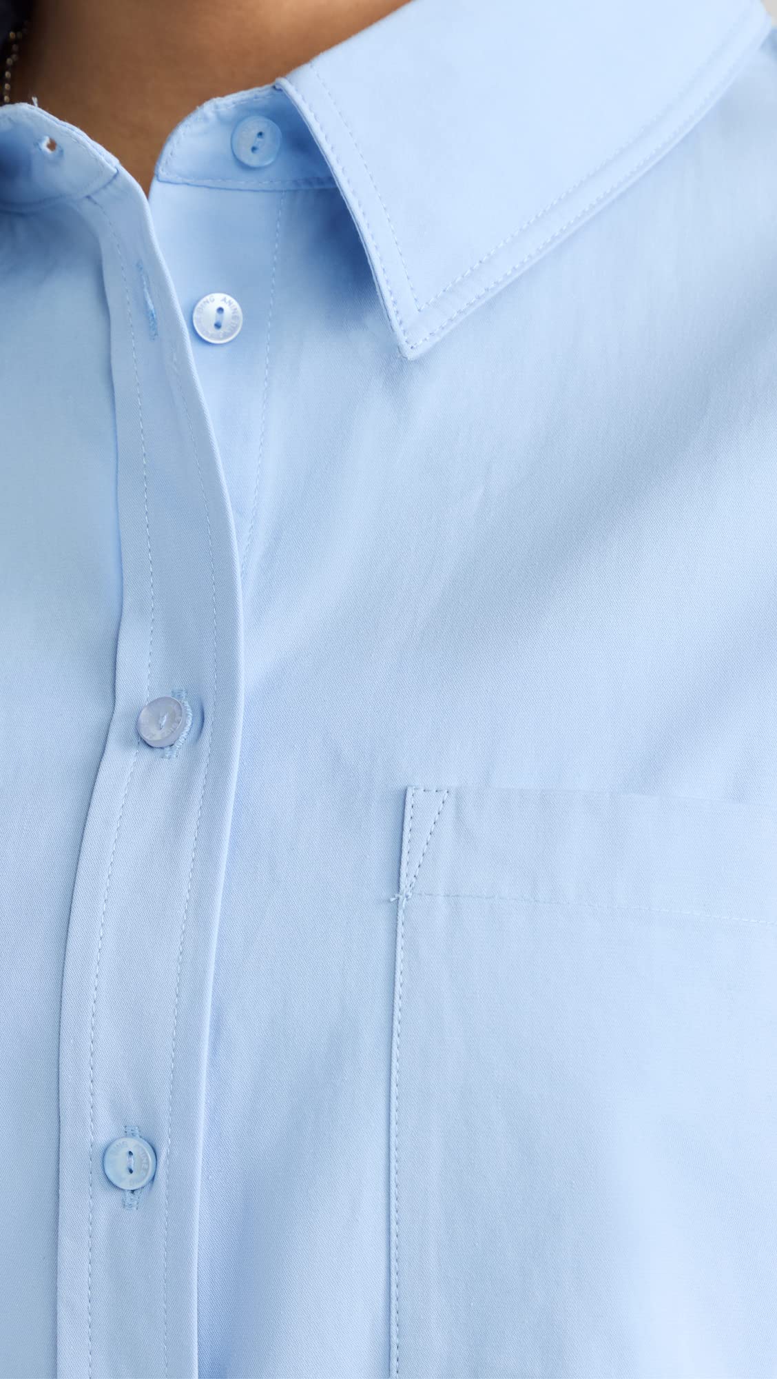 ANINE BING Women's Mika Shirt - Stylish Button Down Blouse for Work & Casual Wear | Perfect for Office, Date Night & Everyday Outfits
