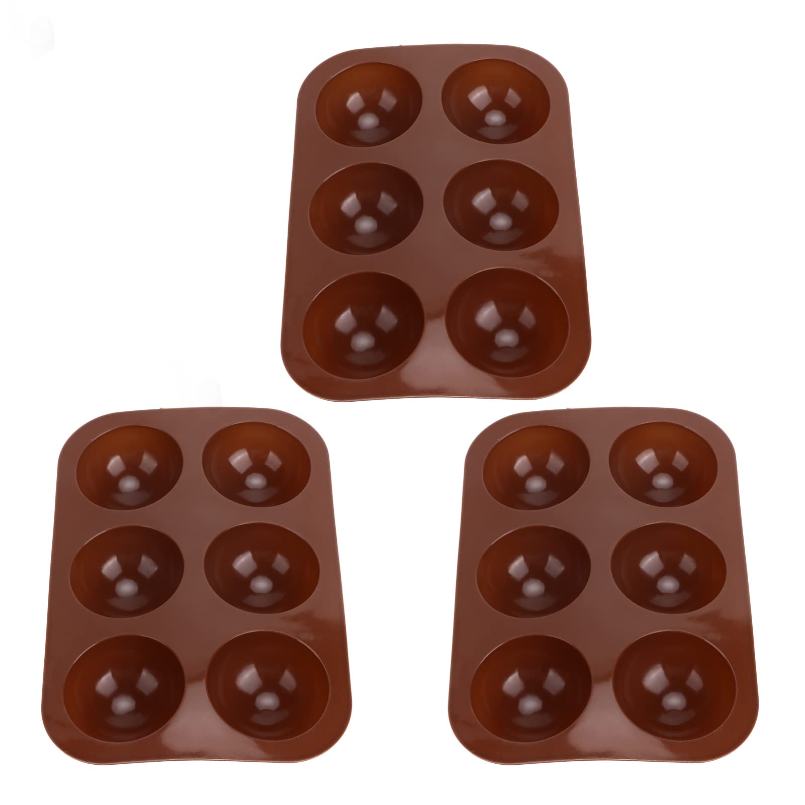 Premium 6-Cavity Silicone Hemisphere Baking Mold for Chocolate, Pudding, Jelly - Perfect for Dessert Making, Cake Decorating & DIY Candy Crafts