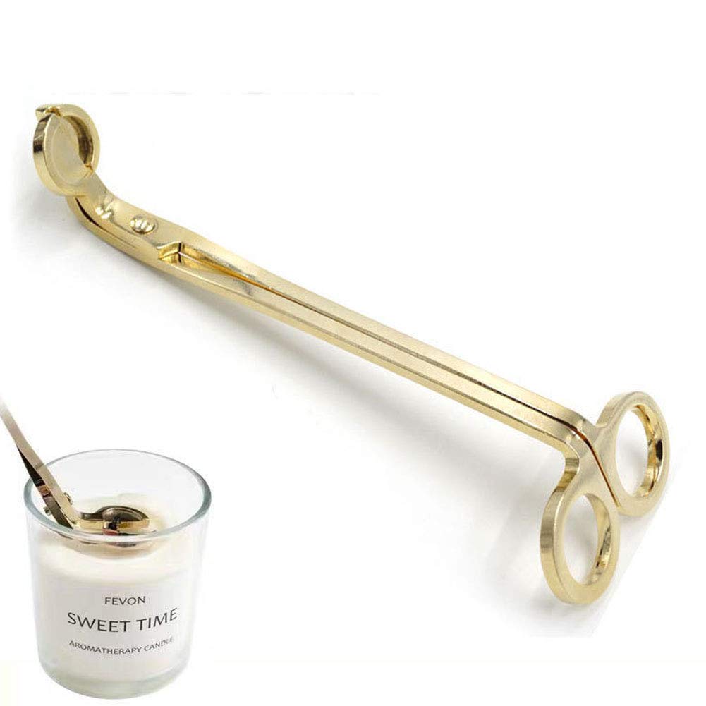 Takefuns Stainless Steel Candle Wick Trimmer & Snuffer Tool - Professional Wick Scissors for Oil Lamps, Candles & DIY Wax Projects - Perfect for Home Decor, Aromatherapy & Relaxation