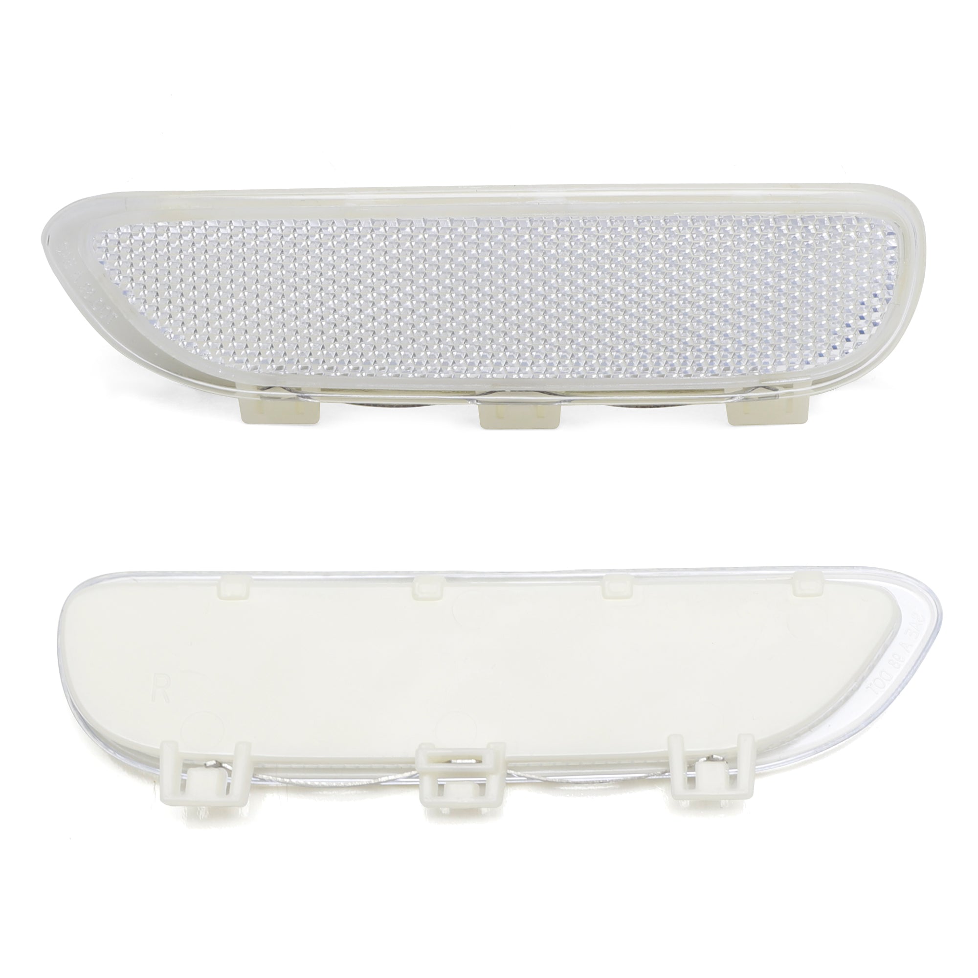 Clear Lens Front Bumper Side Marker Reflectors for BMW E46 2001-2003 325CI 330CI Coupe - Enhanced Visibility & Style for Night Driving and Car Customization