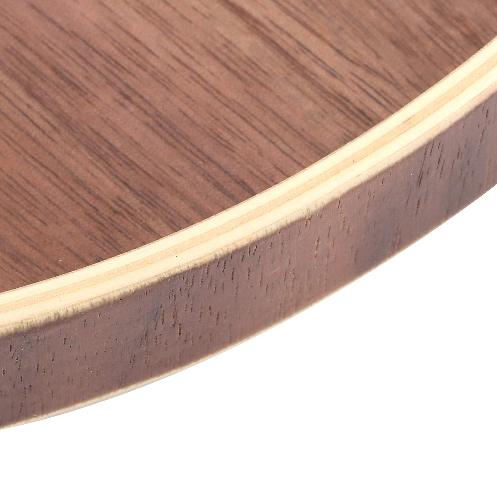 Agatige 12-Inch Round Wooden Serving Tray - Japanese Style Coffee Table Tray for Tea, Coffee, Breakfast & Snacks - Perfect for Ottoman Serving, Dining Room Decor & Gift Giving (30cm)
