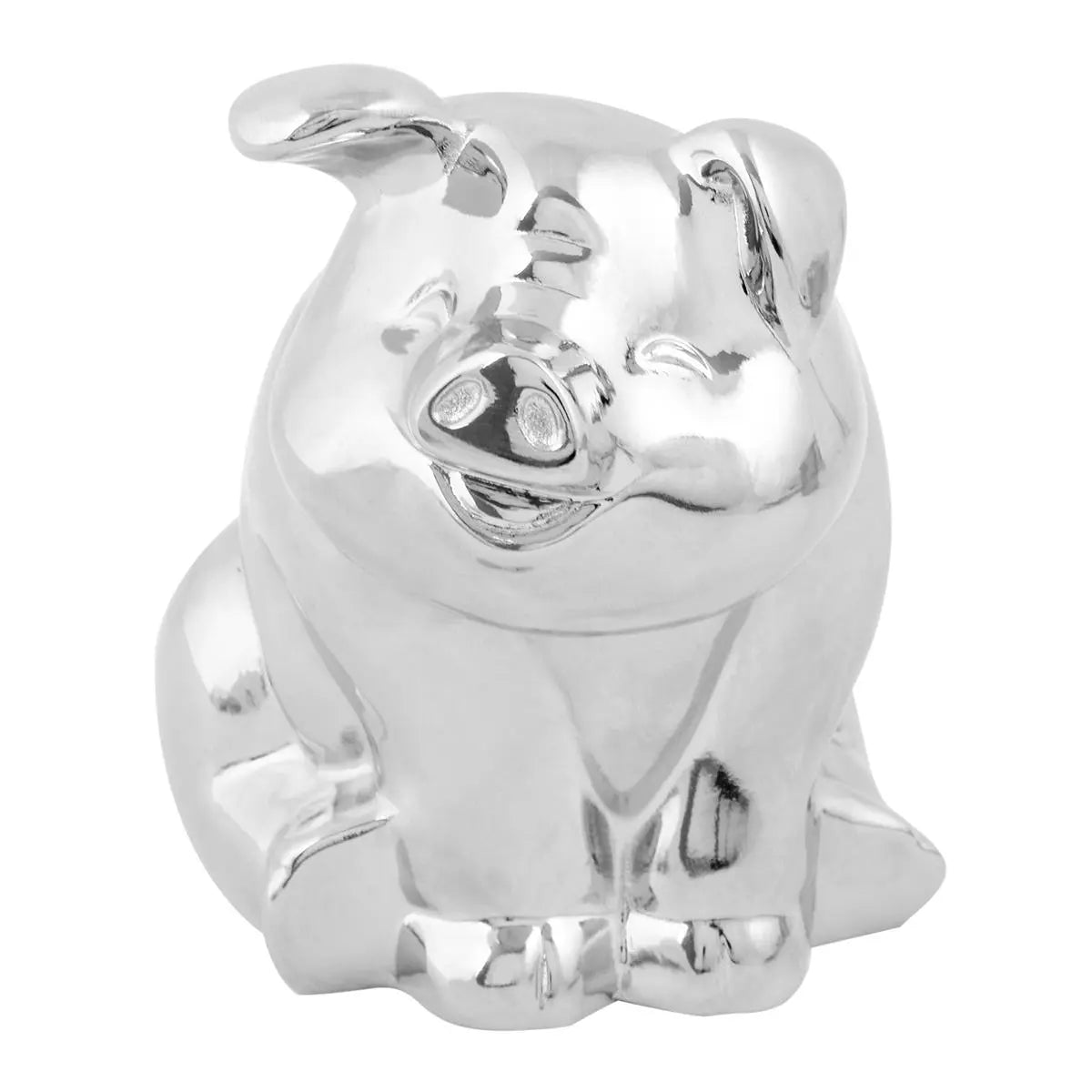 Vintage Chrome Smiling Pig Hood Ornament - Classic Car & Truck Accessory for Customization & Personalization | Perfect for Auto Enthusiasts & Collectors