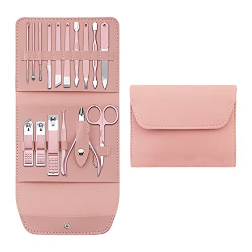 Premium Gold Rose Manicure Set - Stainless Steel Nail Clippers, Folding Scissors & Long Metal Nail File - Professional Nail Care Tools for Home & Salon Use - Perfect for Travel, Gifts & Daily Nail Maintenance