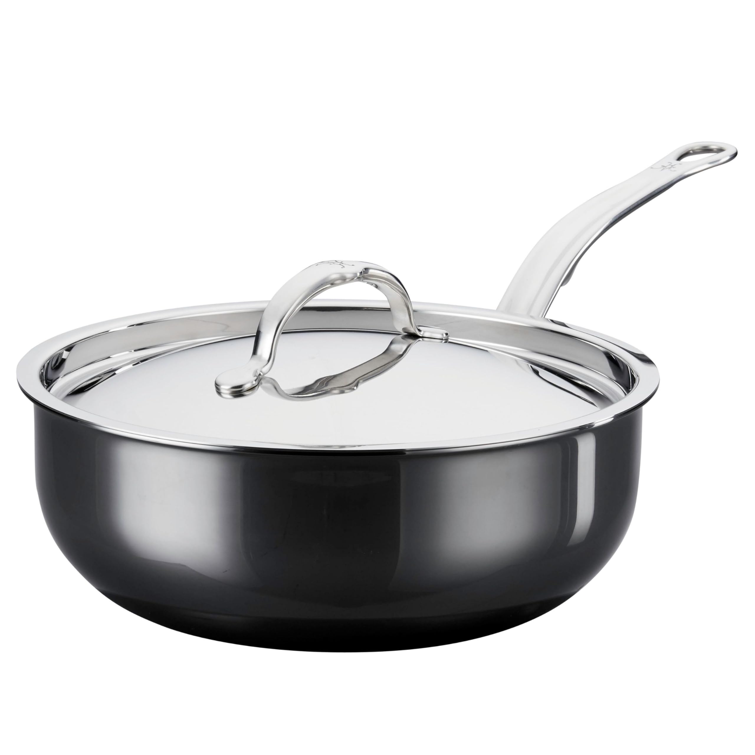 Hestan NanoBond Titanium All-in-One Pan 3.5 Quart - Induction Cooktop Compatible Nonstick Skillet - Perfect for Sautéing, Frying & Cooking Family Meals