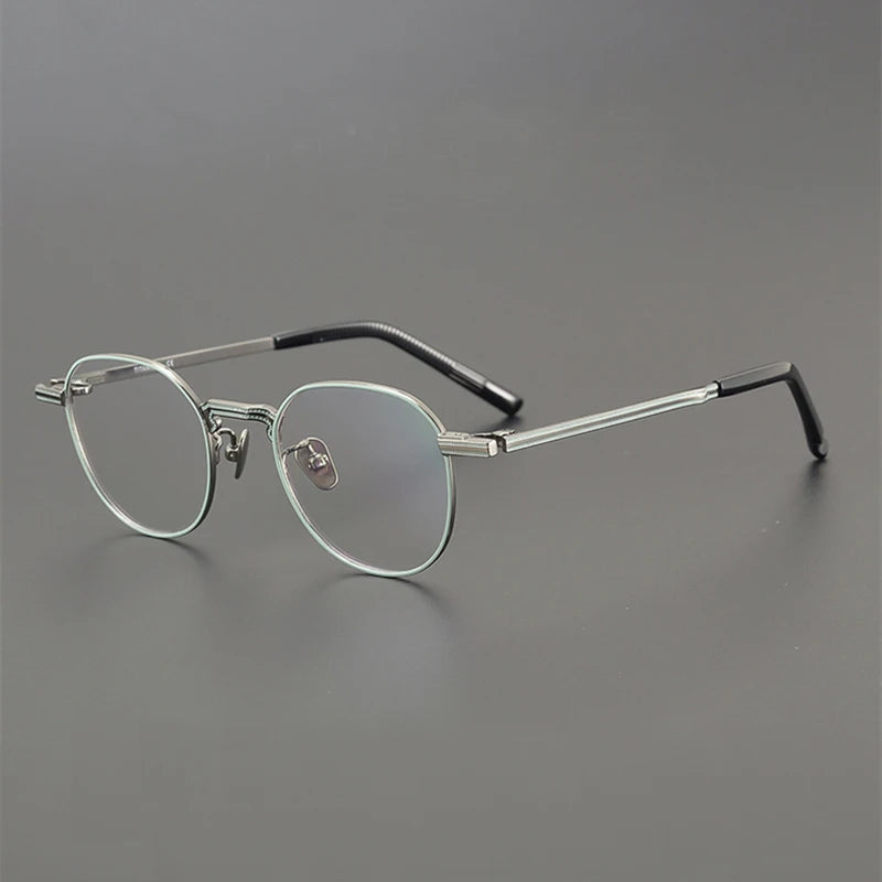 Stylish Black Acetate Full Rim Polygon Eyeglasses for Women - S955 | Perfect for Work, Reading & Fashion Accessories