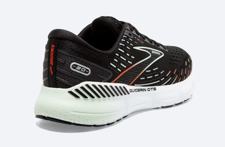Brooks Women's Glycerin GTS 20 Running Shoes - Premium Cushioned Support for Neutral Runners - Perfect for Road Running, Jogging & Gym Workouts