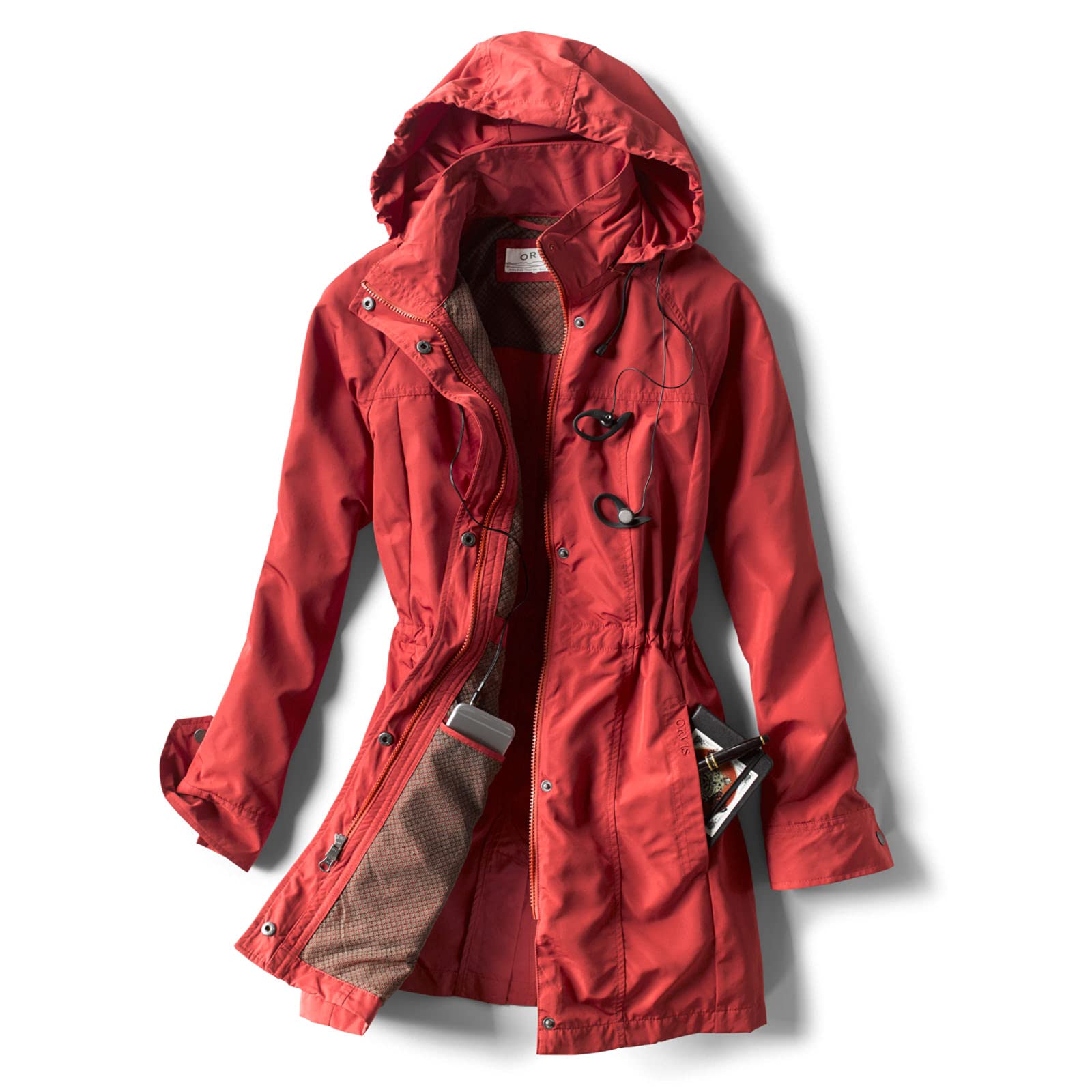 Orvis Women's Pack-and-Go Jacket - Lightweight Waterproof Travel Jacket for Hiking, Camping & Outdoor Adventures