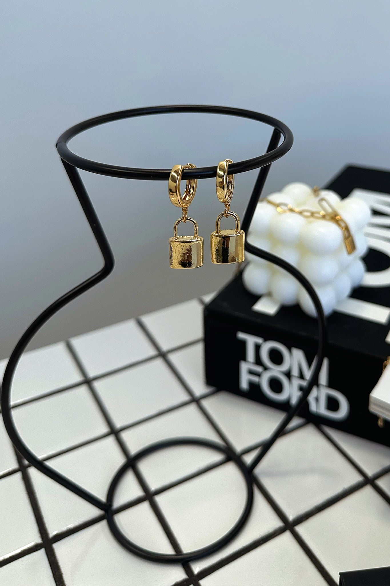 Harlem Earrings - 18k Gold Plated Hoop Earrings for Women | Elegant Everyday Jewelry for Work, Parties & Special Occasions