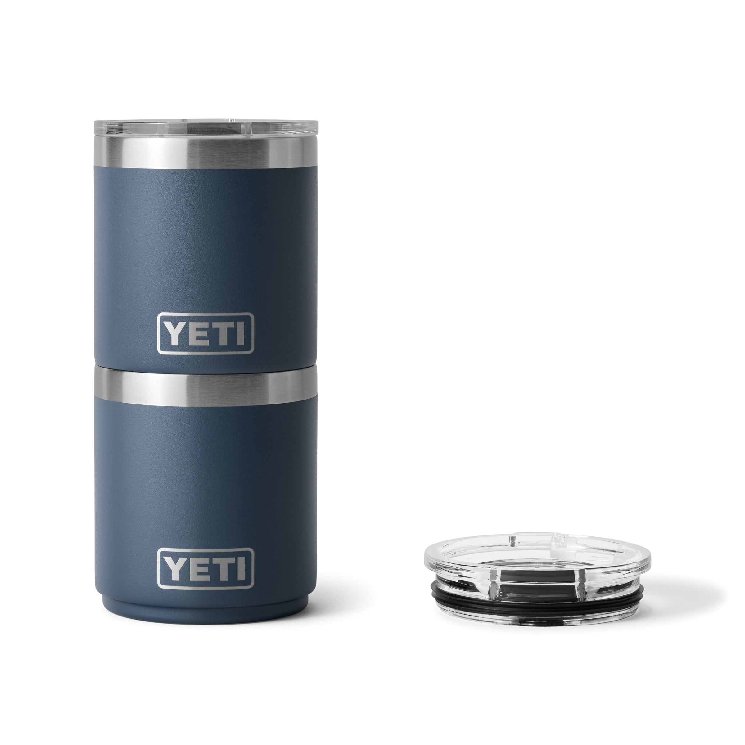 Yeti Rambler 10 oz Lowball Tumbler with MagSlider Lid - Navy Blue - Insulated Stainless Steel Cup for Cocktails, Whiskey & Coffee - Perfect for Home, Office & Outdoor Use