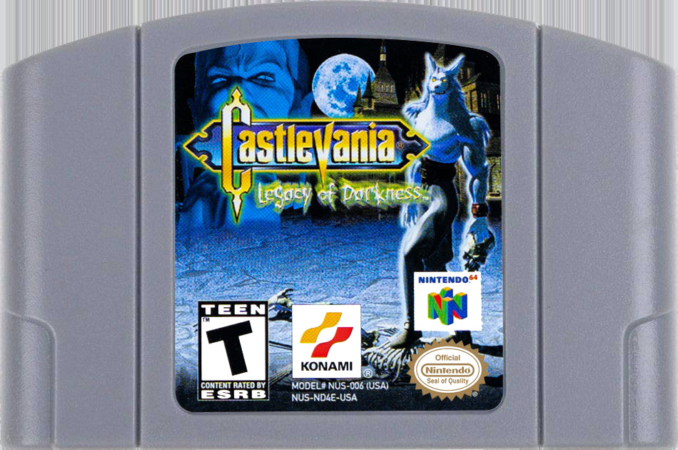 Castlevania: Legacy of Darkness - Classic Action-Adventure Game for Nintendo 64 | Retro Gaming Collectible | Perfect for Horror Fans and Nostalgic Gamers | Great for Halloween Parties and Gaming Nights