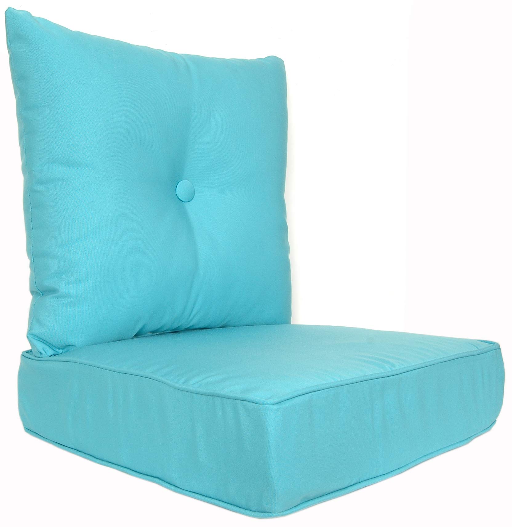 Premium Sunbrella Outdoor/Indoor Cushion Set of 2 - 22x22x6