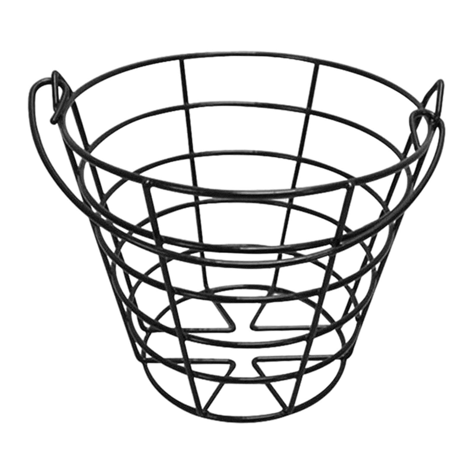 Almencla Golf Ball Basket with Handle - Portable Outdoor Golf Accessories for Storage & Carrying - Perfect for Driving Range, Practice, and Course Use