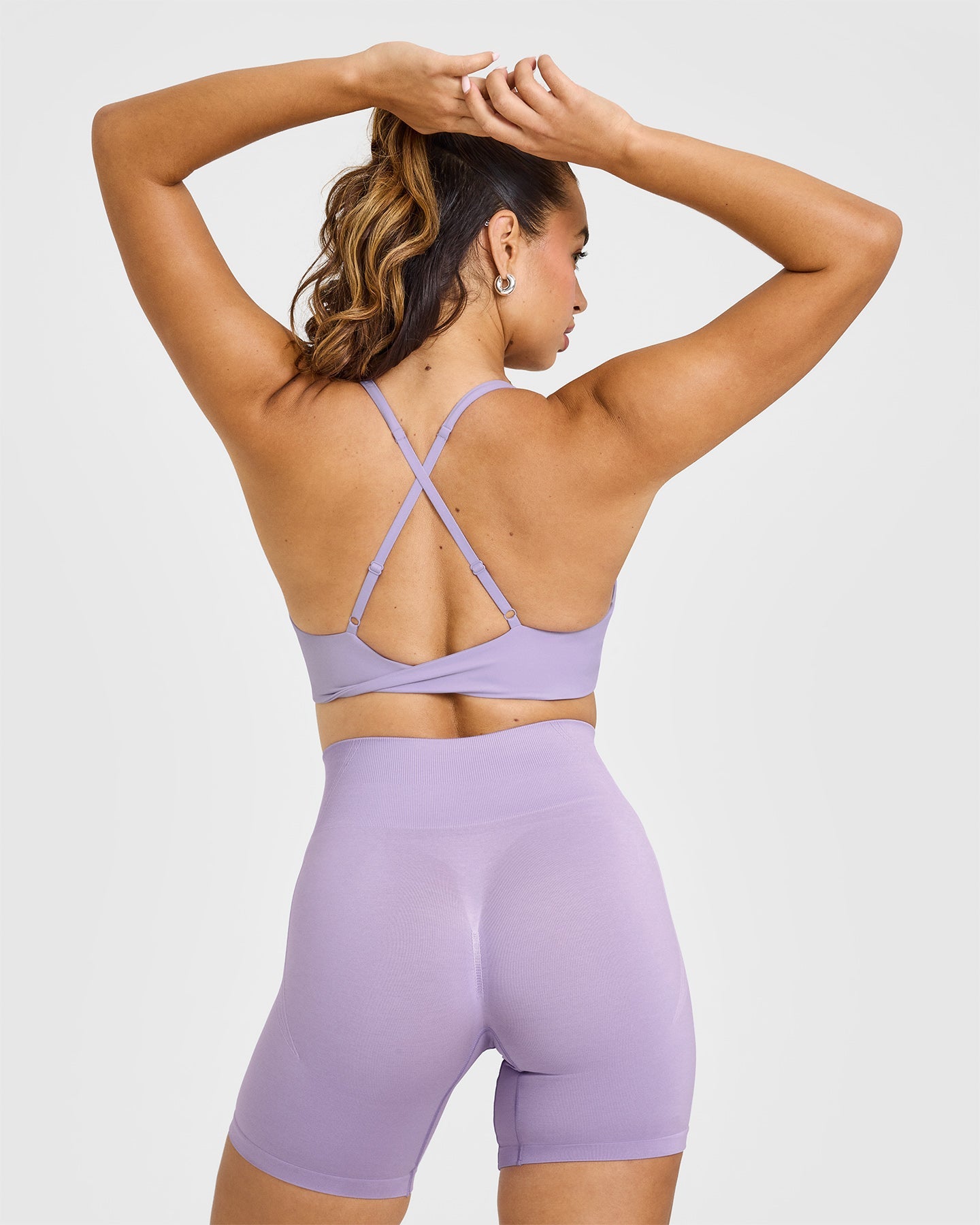 Seamless Wireless Micro Bralette - Wisteria Purple | Comfortable Support for Yoga, Sleep & Everyday Wear