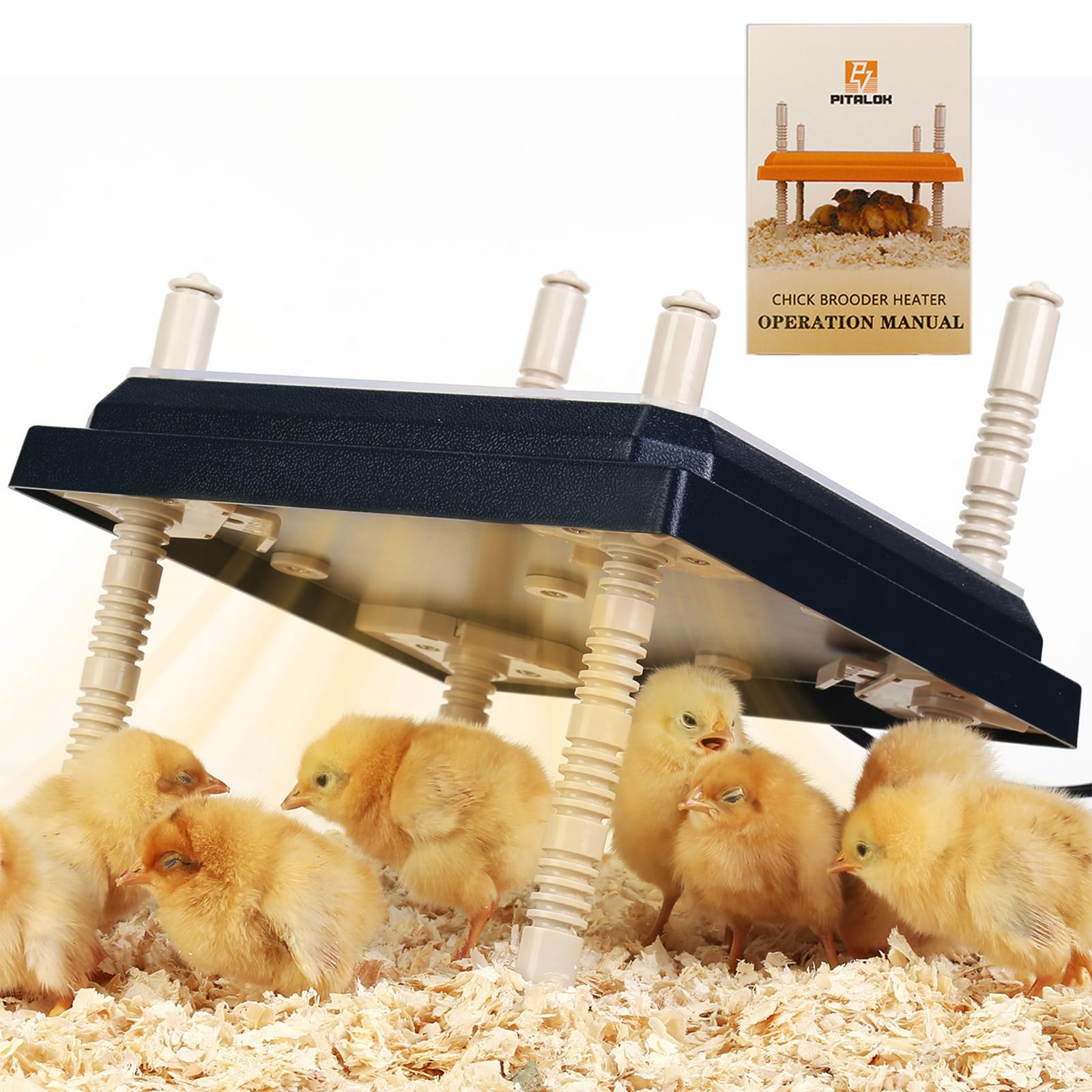 Adjustable 22W Chick Brooder Heater Plate - 12