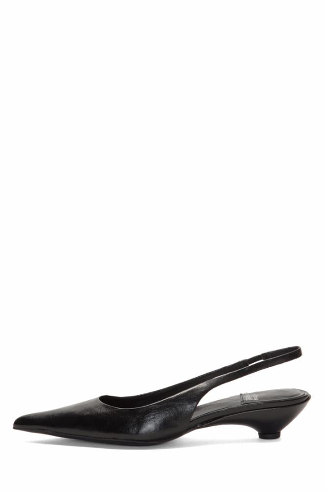 Jeffrey Campbell Women's Monday Black Crinkle Leather Boots - Stylish Ankle Booties for Casual Outfits & Night Out | Perfect for Fall, Winter & Office Wear